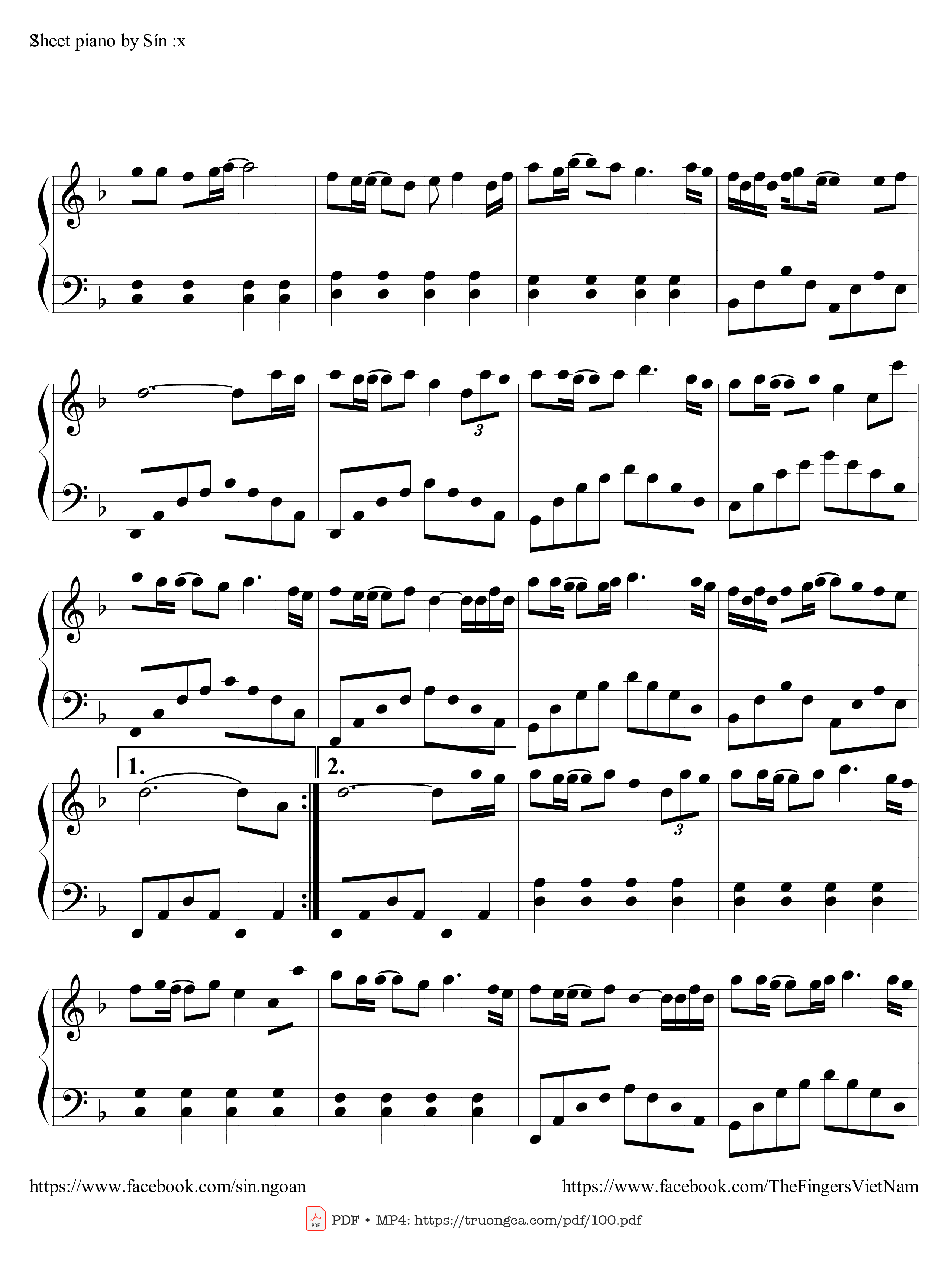 Page 3 of Sheet music PDF Anh muốn em sống sao - Chi Dân