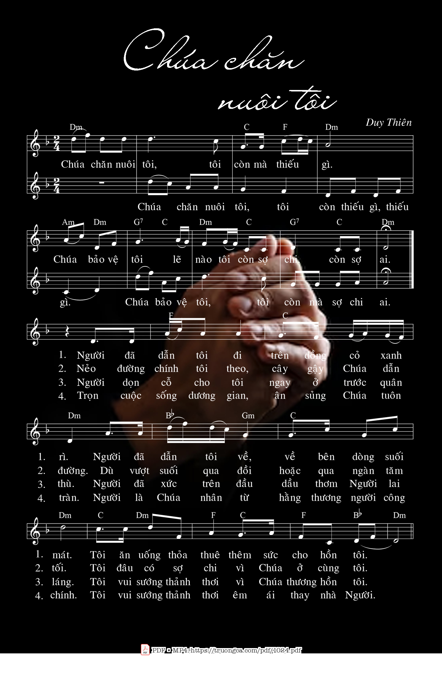 Chúa chăn nuôi tôi tôi còn mà thiếu gì, Trang 3