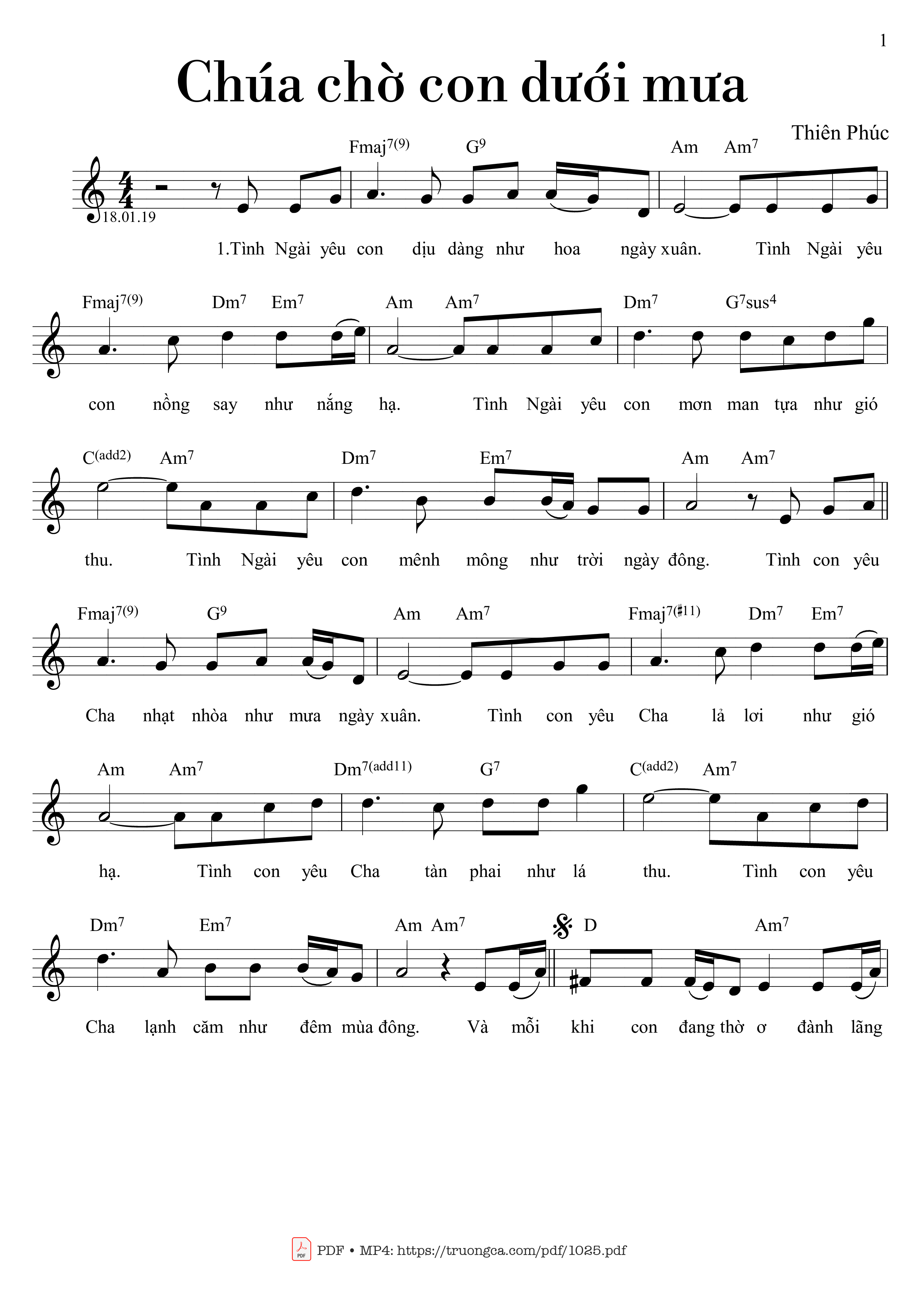 Chúa chờ con dưới mưa