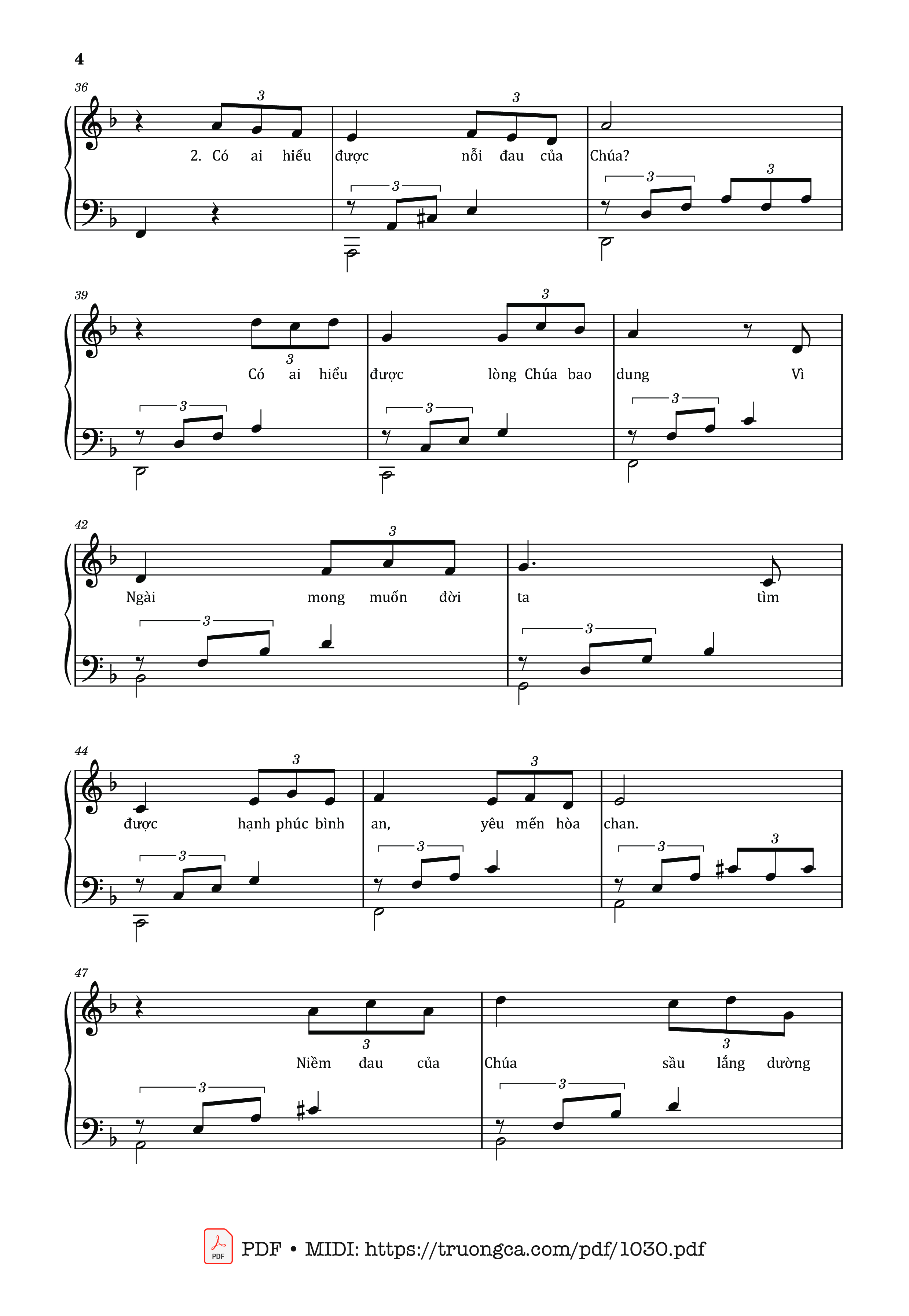 Page 4 of Sheet music PDF Chúa đã mời gọi - Lm. Thái Nguyên
