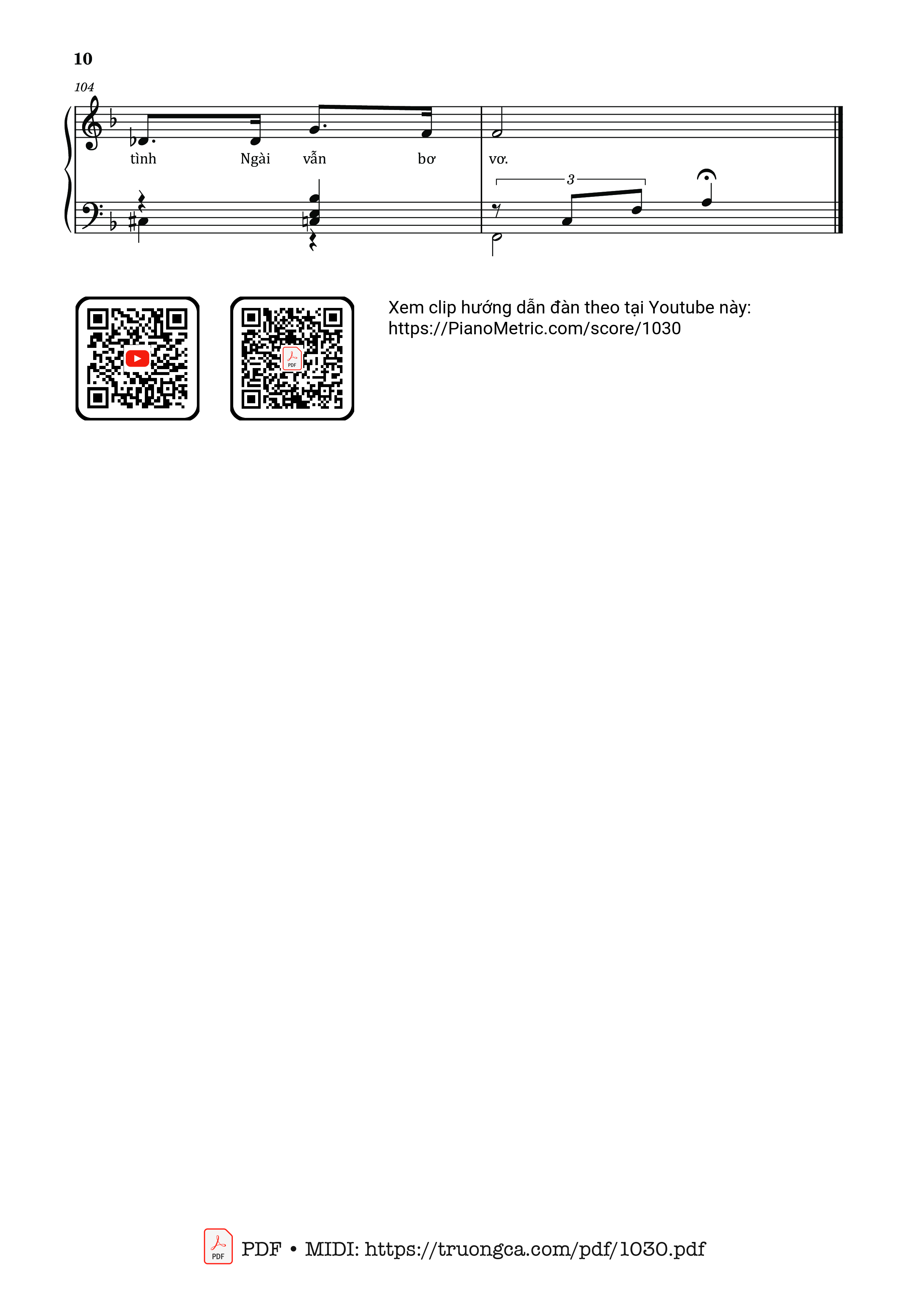 Page 10 of Sheet music PDF Chúa đã mời gọi - Lm. Thái Nguyên