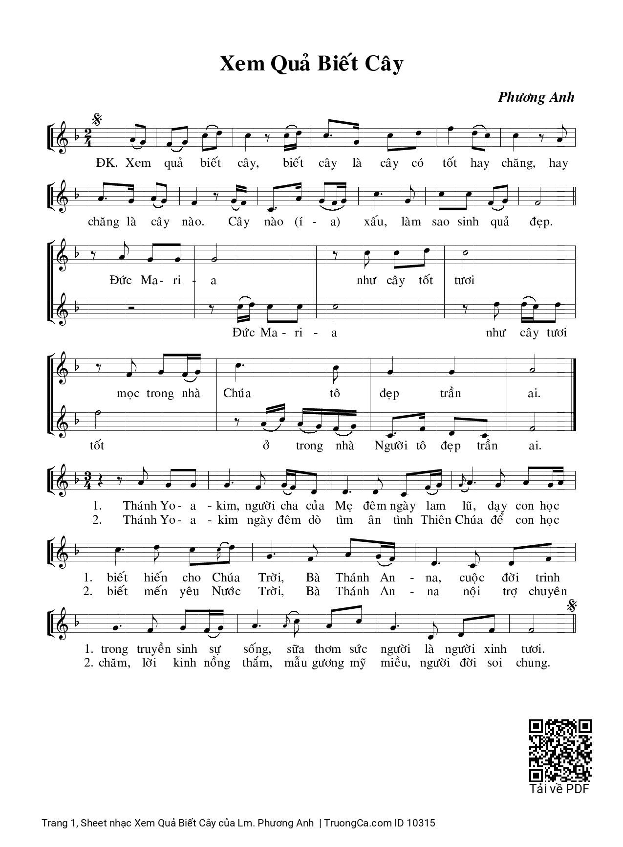 Xem Quả Biết Cây