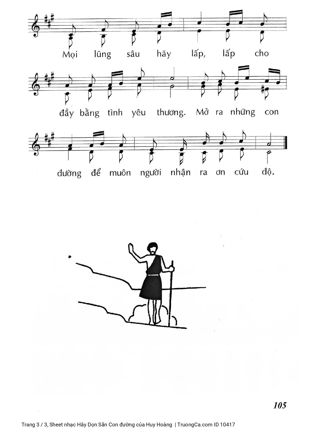 Page 3 of Sheet music PDF Hãy Dọn Sẵn Con đường - Huy Hoàng