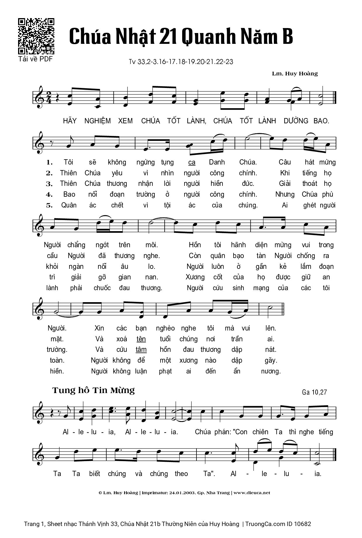 Hãy nghiệm xem Chúa tốt lành Chúa tốt lành dường bao, Trang 4