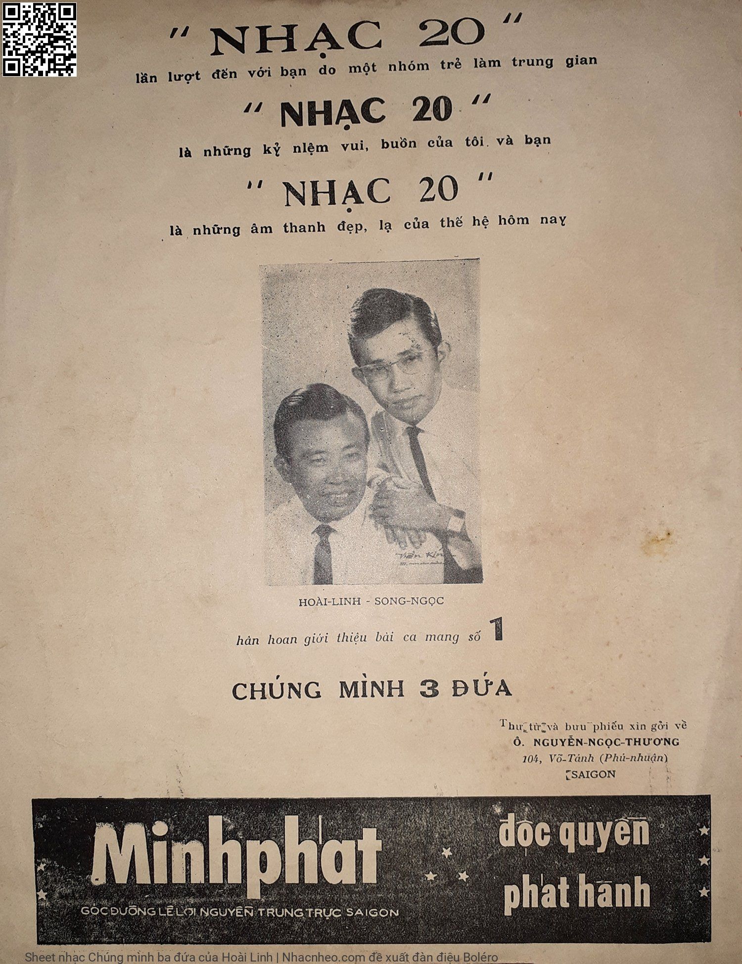 Page 4 of Sheet music PDF Chúng mình ba đứa - Hoài Linh