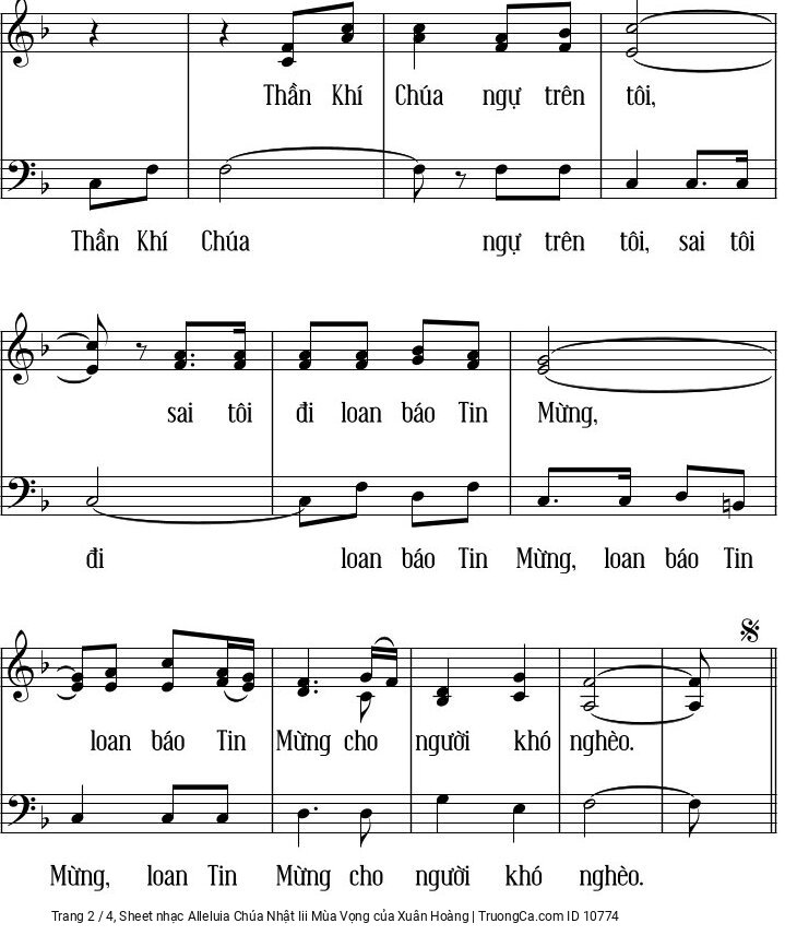 Ca khúc Nhạc sĩ Xuân Hoàng 🌾 Thông tin chuẩn nhận dùng trong phụng vụ Công Giáo Alleluia amp Tung Hô Tin Mừng, Trang 7