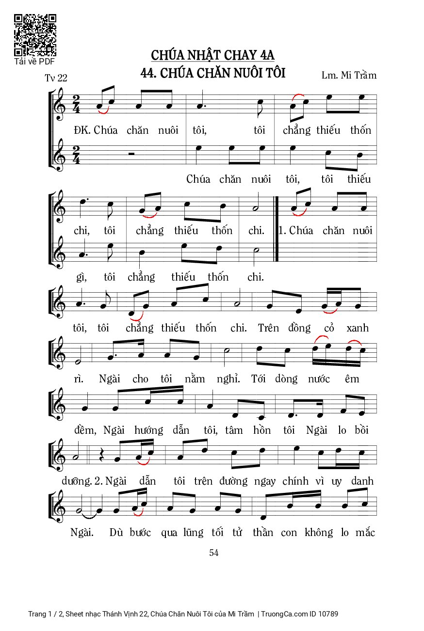 Chúa chăn nuôi tôi tôi chẳng thiếu thốn chi, Trang 6