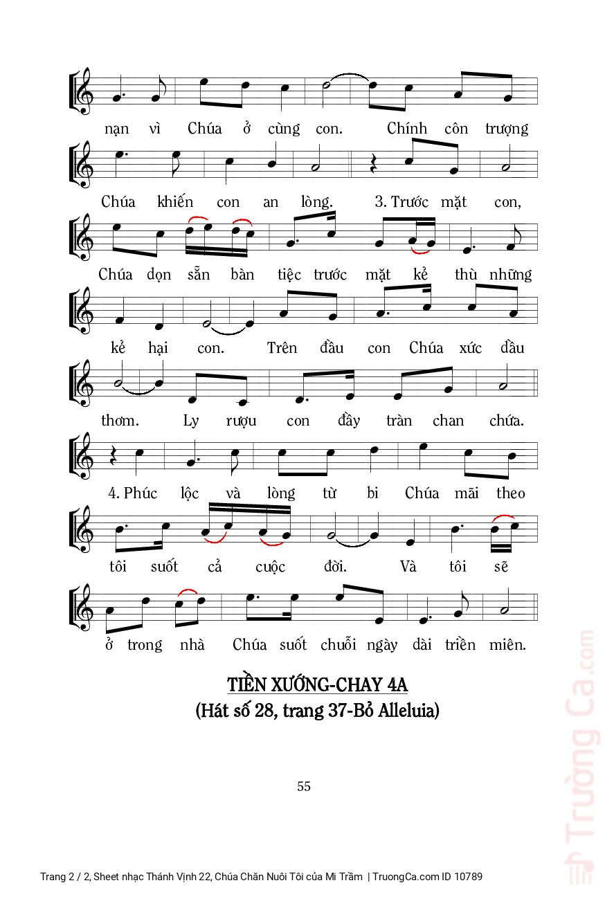 Chúa chăn nuôi tôi tôi chẳng thiếu thốn chi, Trang 7