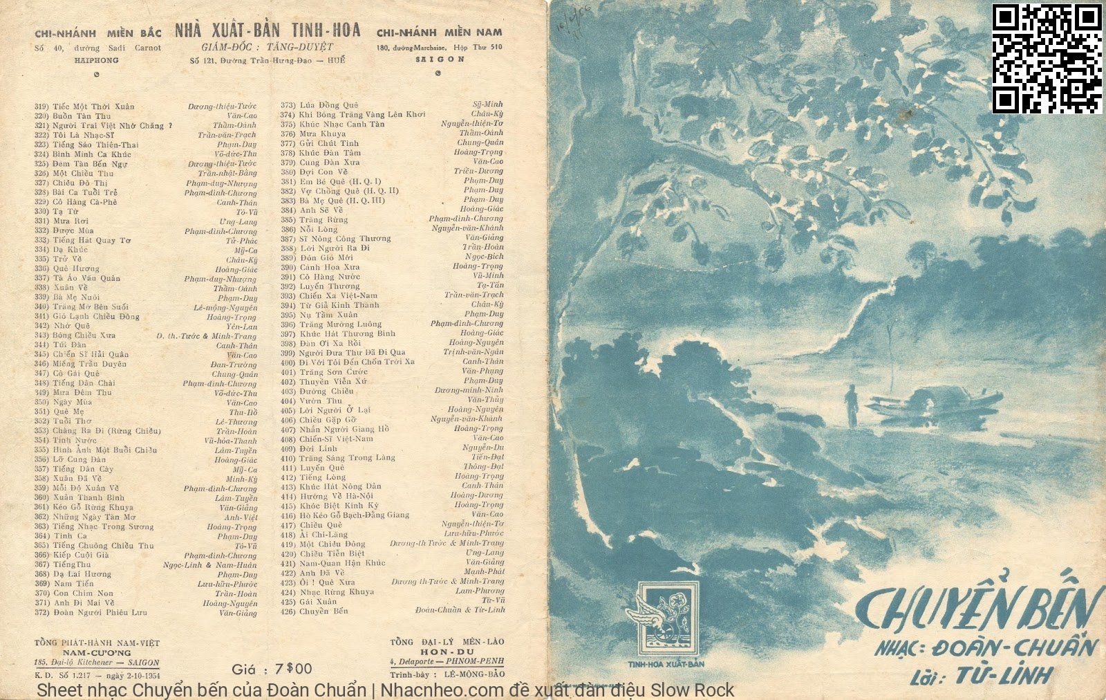 Sheet PDF of Chuyển bến - Đoàn Chuẩn