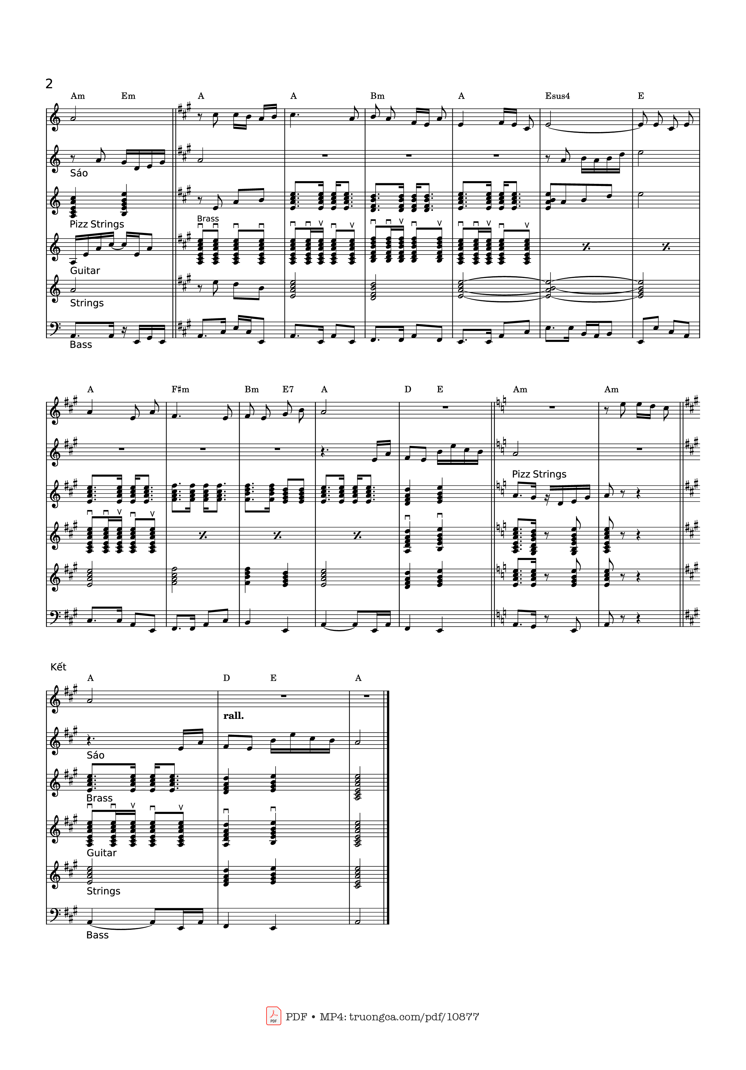Page 2 of Sheet music PDF Chúa đã Gọi Tôi (Hợp xướng) - Thái Nguyên