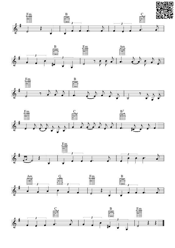 Page 6 of Sheet music PDF Chuyện đêm mưa - Hoài Linh