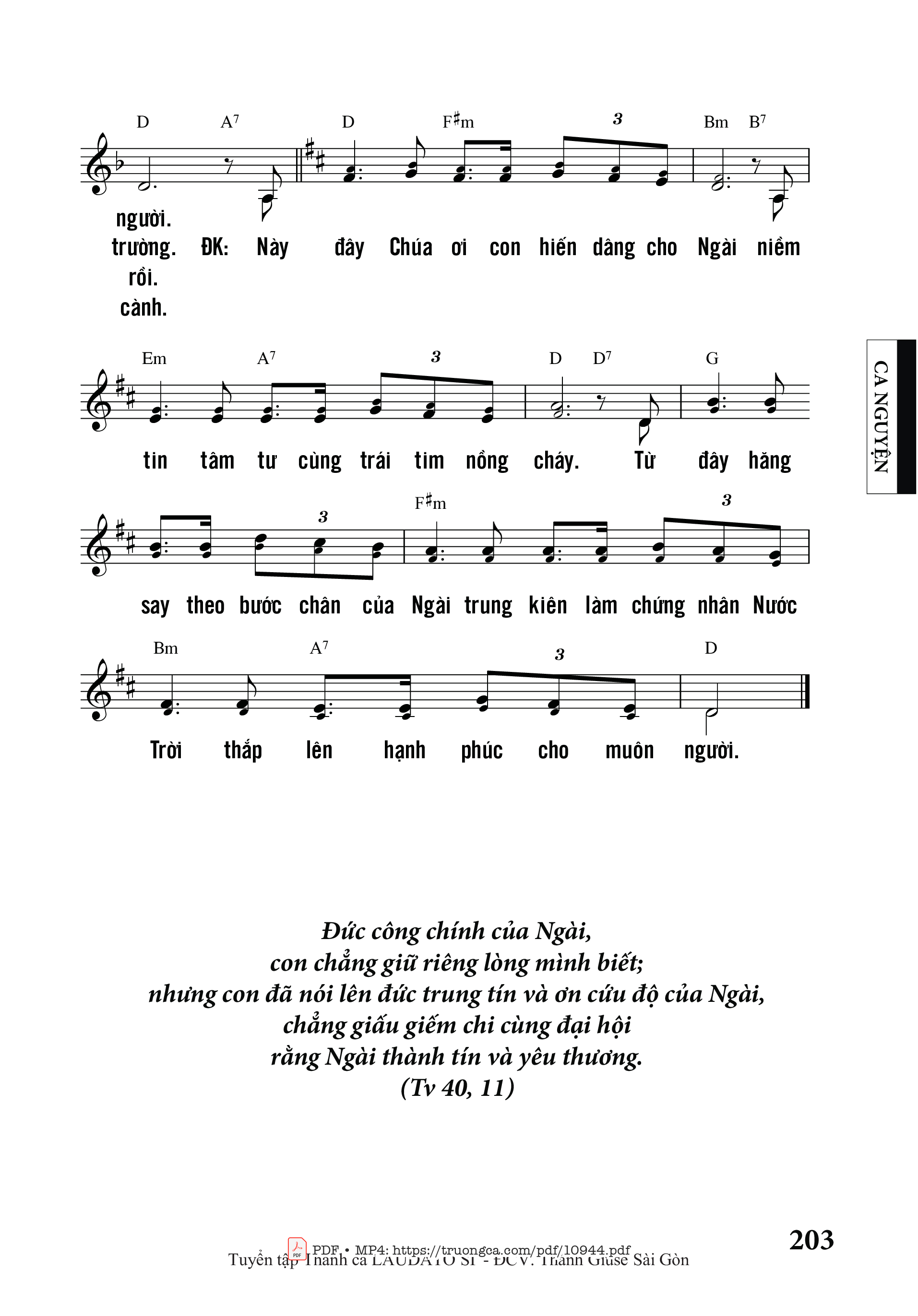 Khi con nghe tiếng kêu mời gọi con đi gieo niềm tin mới, Trang 3