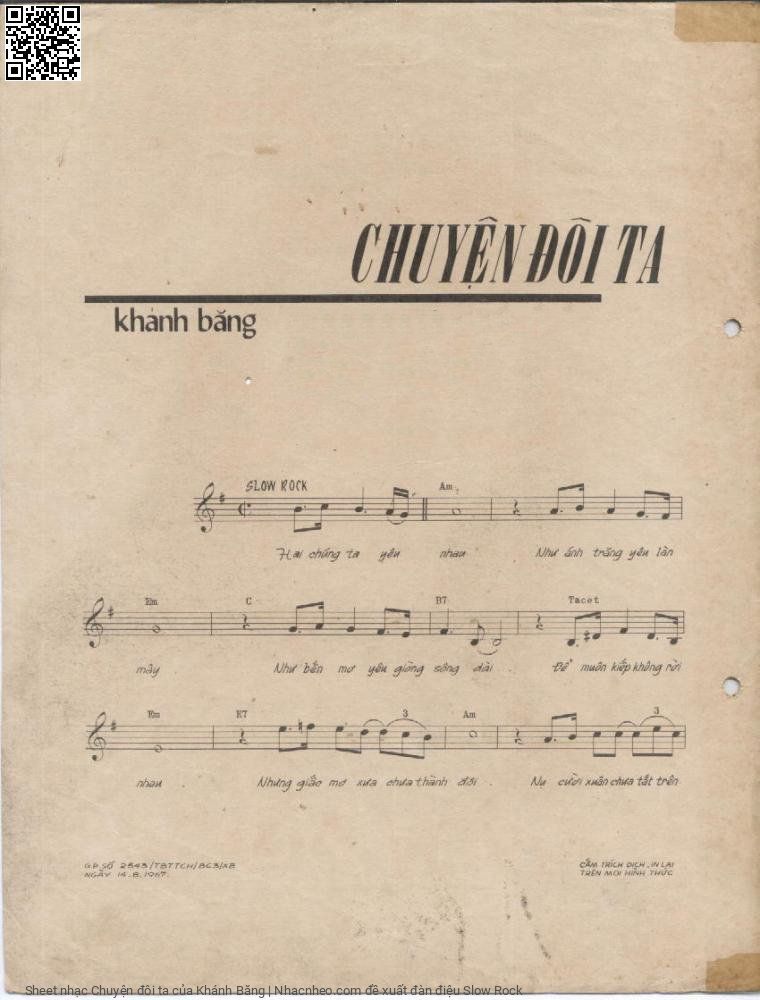 Page 2 of Sheet music PDF Chuyện đôi ta - Khánh Băng