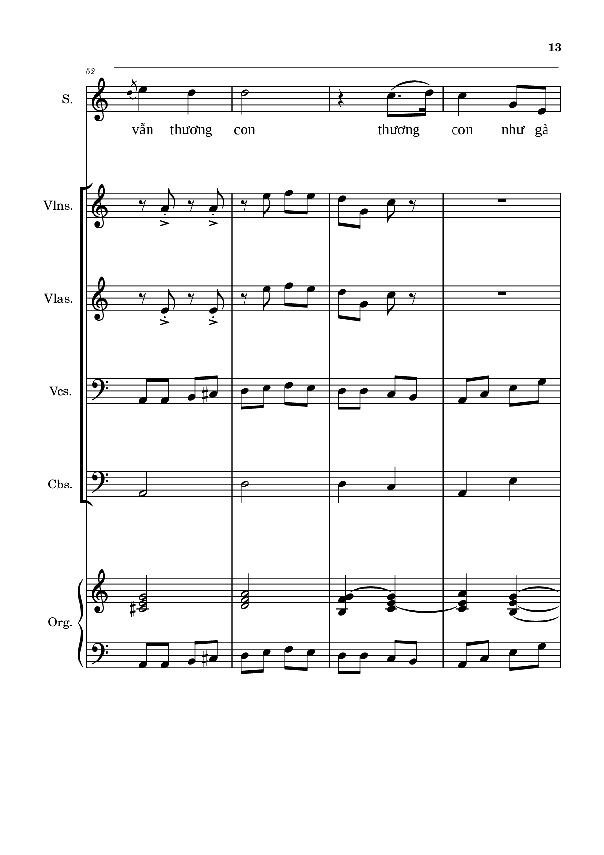 Page 13 of Sheet music PDF Tán Tụng Hồng ân (Hợp xướng) - Hải Linh & Vũ Đình Trác