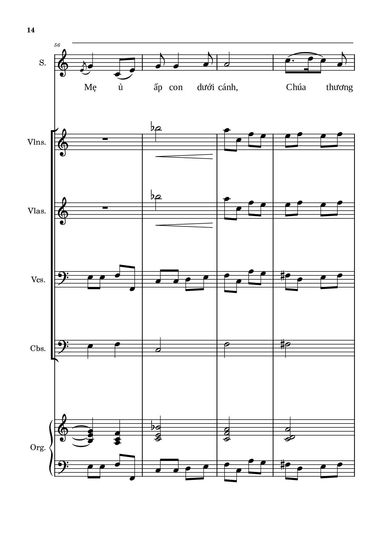 Page 14 of Sheet music PDF Tán Tụng Hồng ân (Hợp xướng) - Hải Linh & Vũ Đình Trác