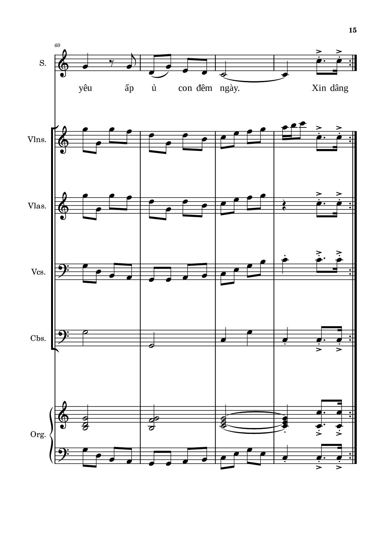 Page 15 of Sheet music PDF Tán Tụng Hồng ân (Hợp xướng) - Hải Linh & Vũ Đình Trác
