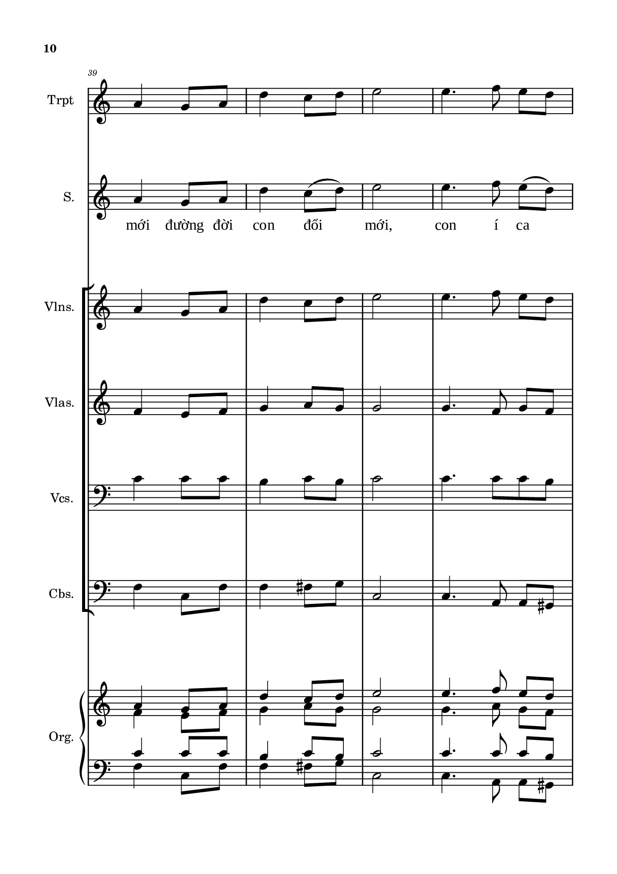 Page 10 of Sheet music PDF Tán Tụng Hồng ân (Hợp xướng) - Hải Linh & Vũ Đình Trác