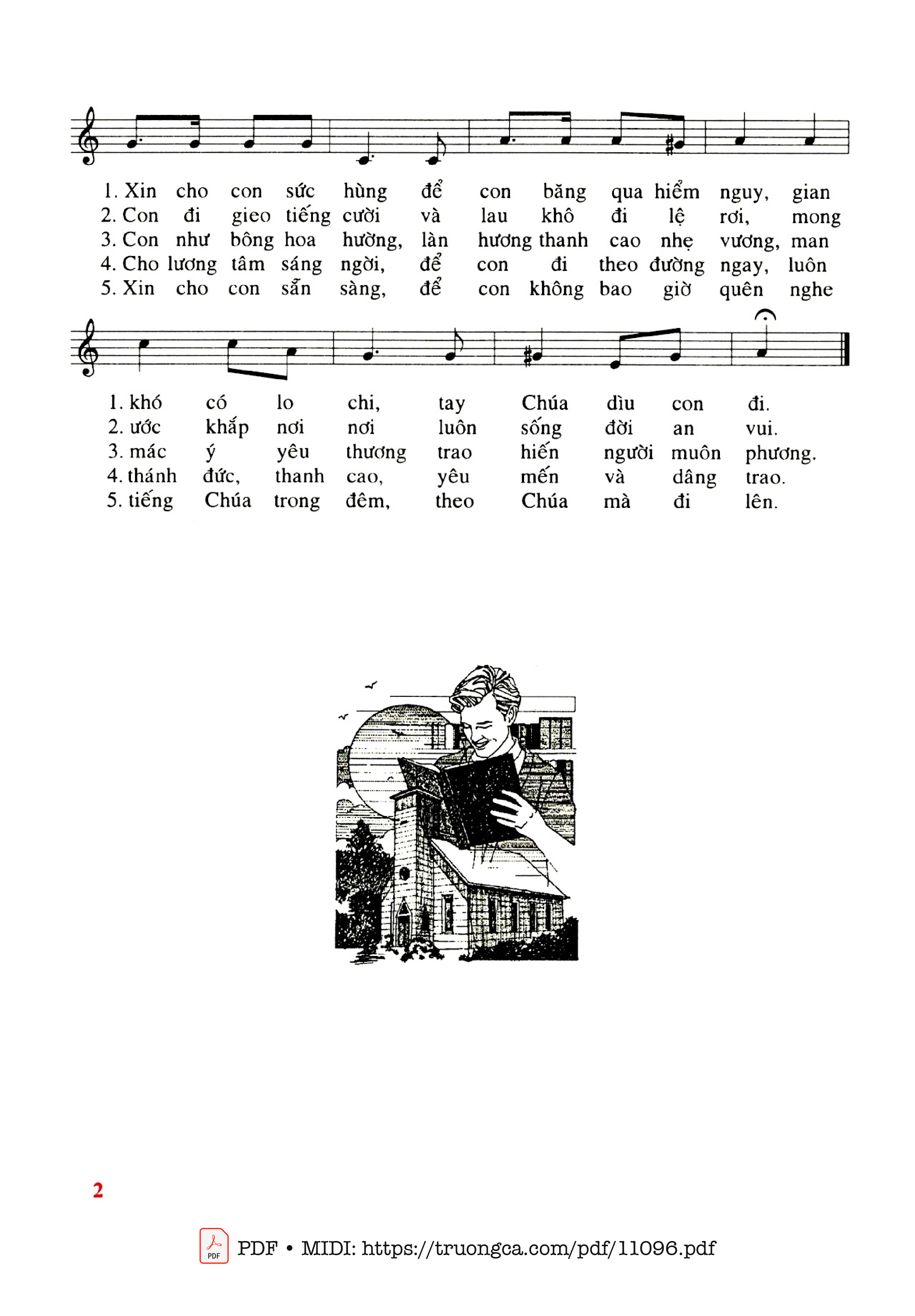 Page 2 of Sheet music PDF Thánh Thần - Phanxicô