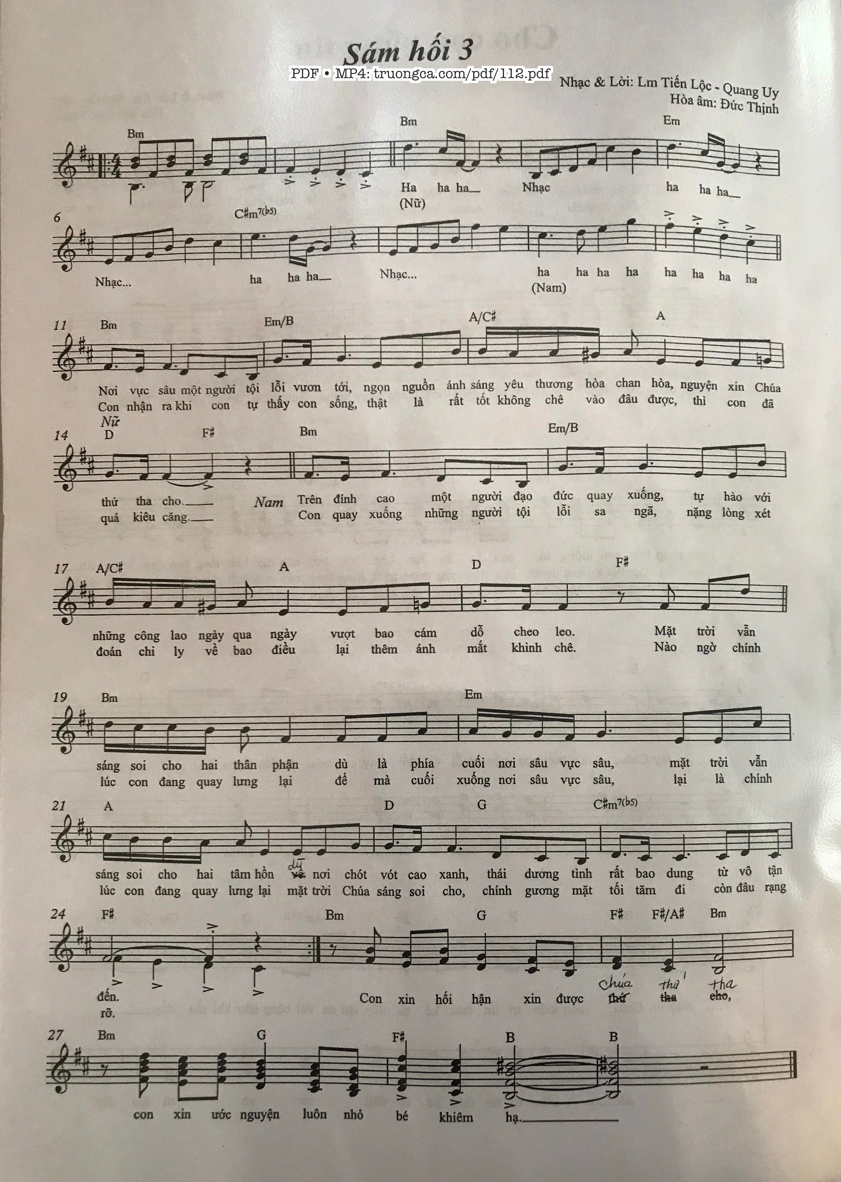 Sheet PDF of Ánh sáng và bóng tối