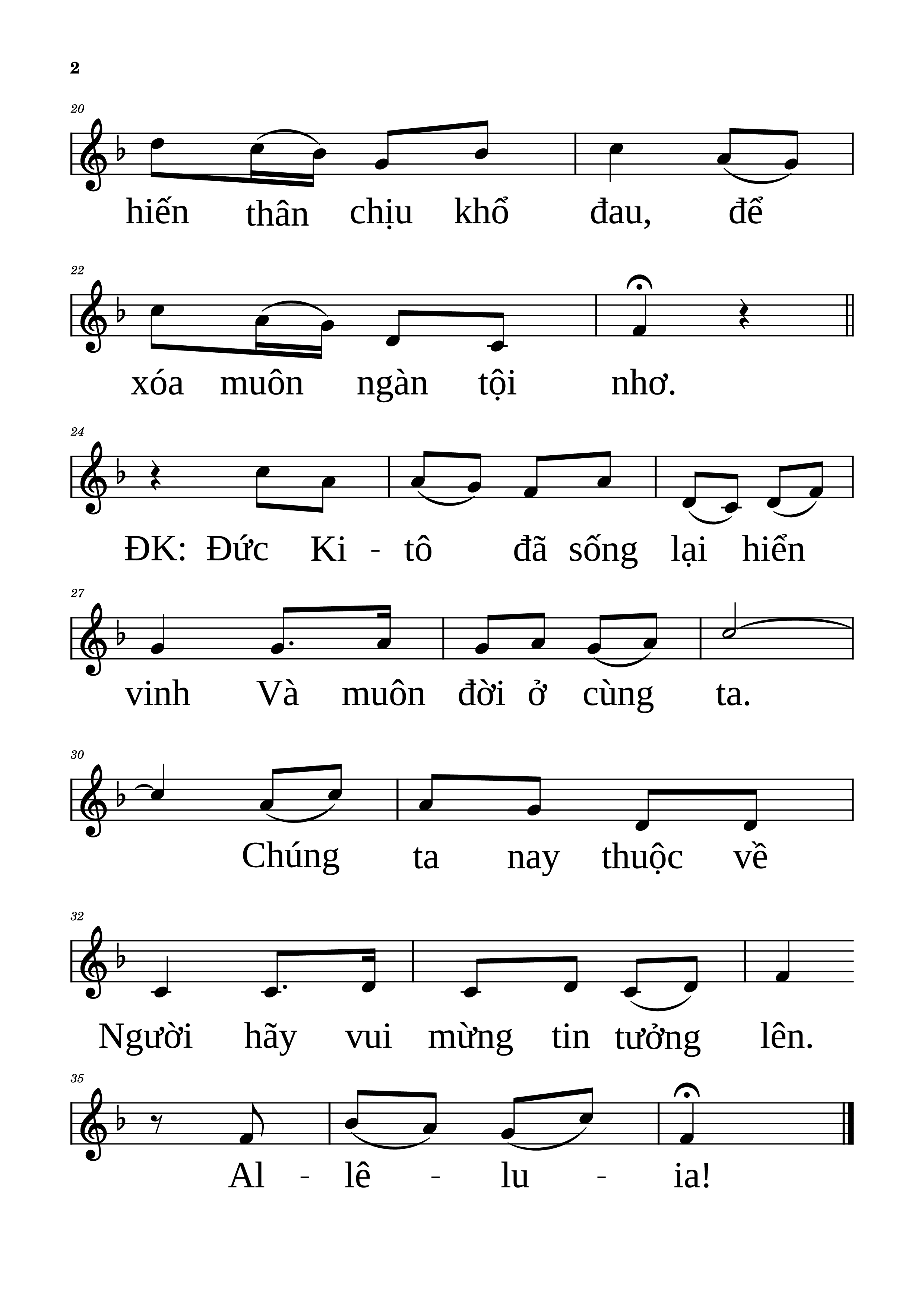 Page 12 of Sheet music PDF Chúa đã Sống Lại - Kim Long