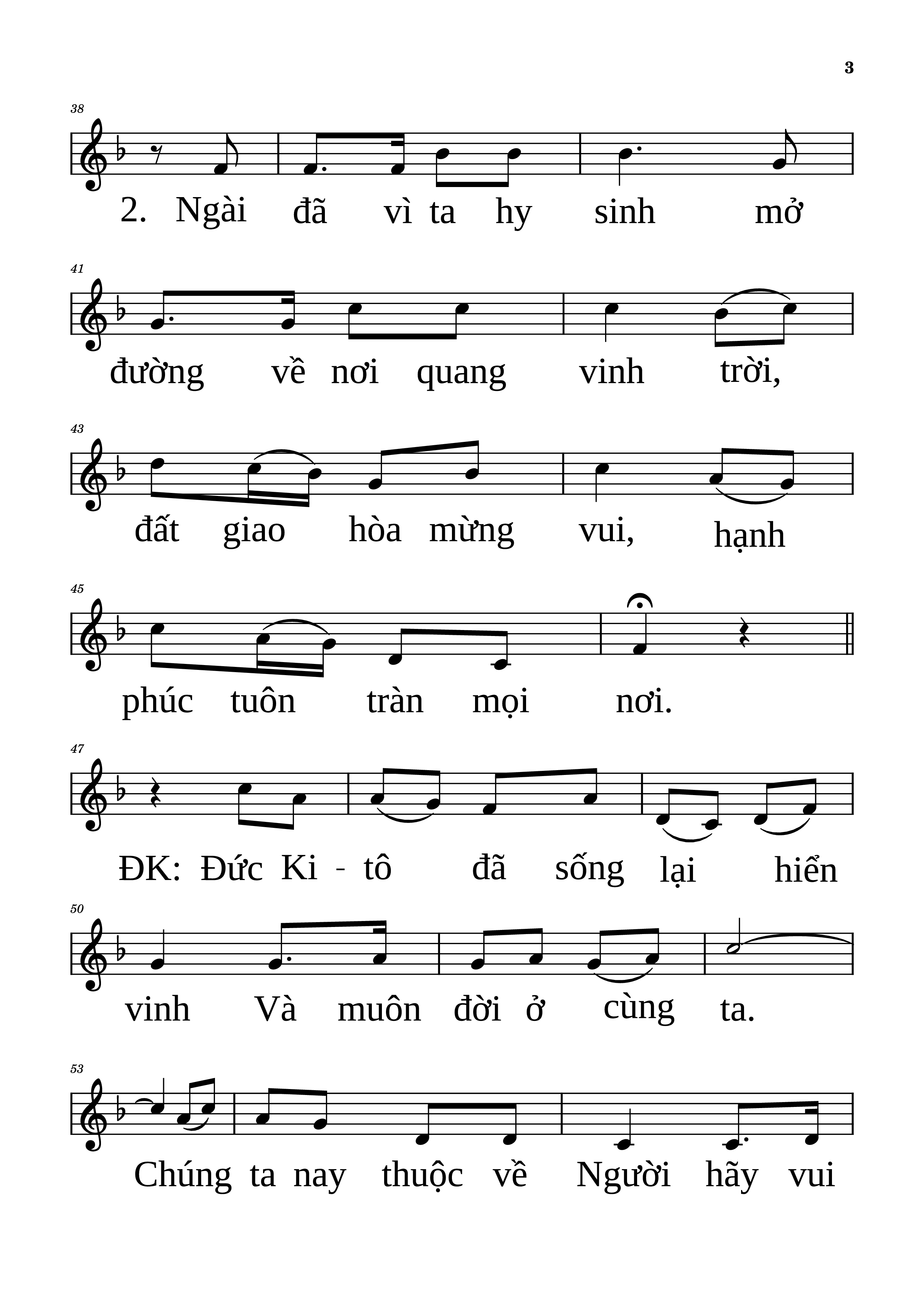 Page 8 of Sheet music PDF Chúa đã Sống Lại - Kim Long