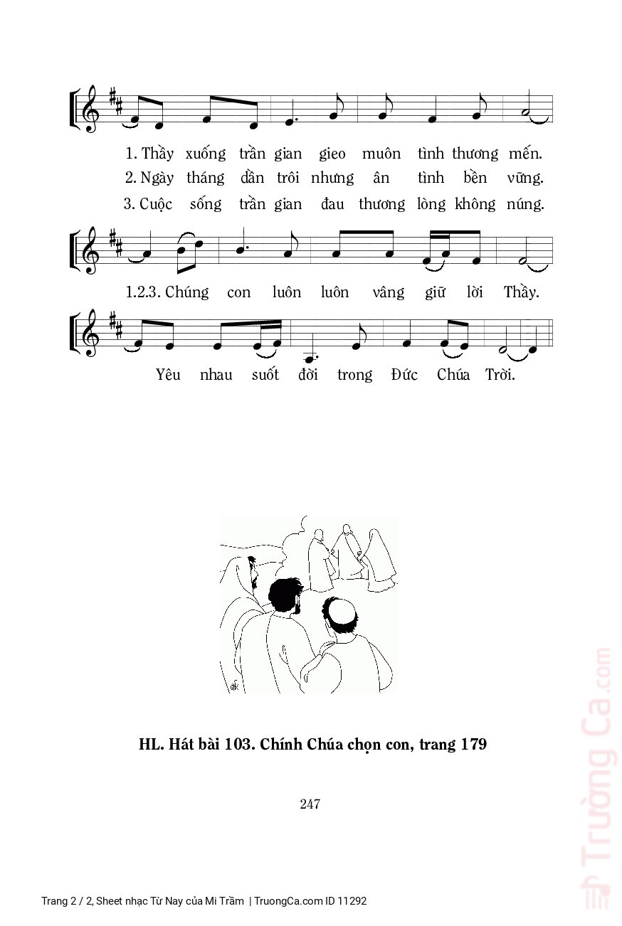 Page 2 of Sheet music PDF Từ Nay - Mi Trầm