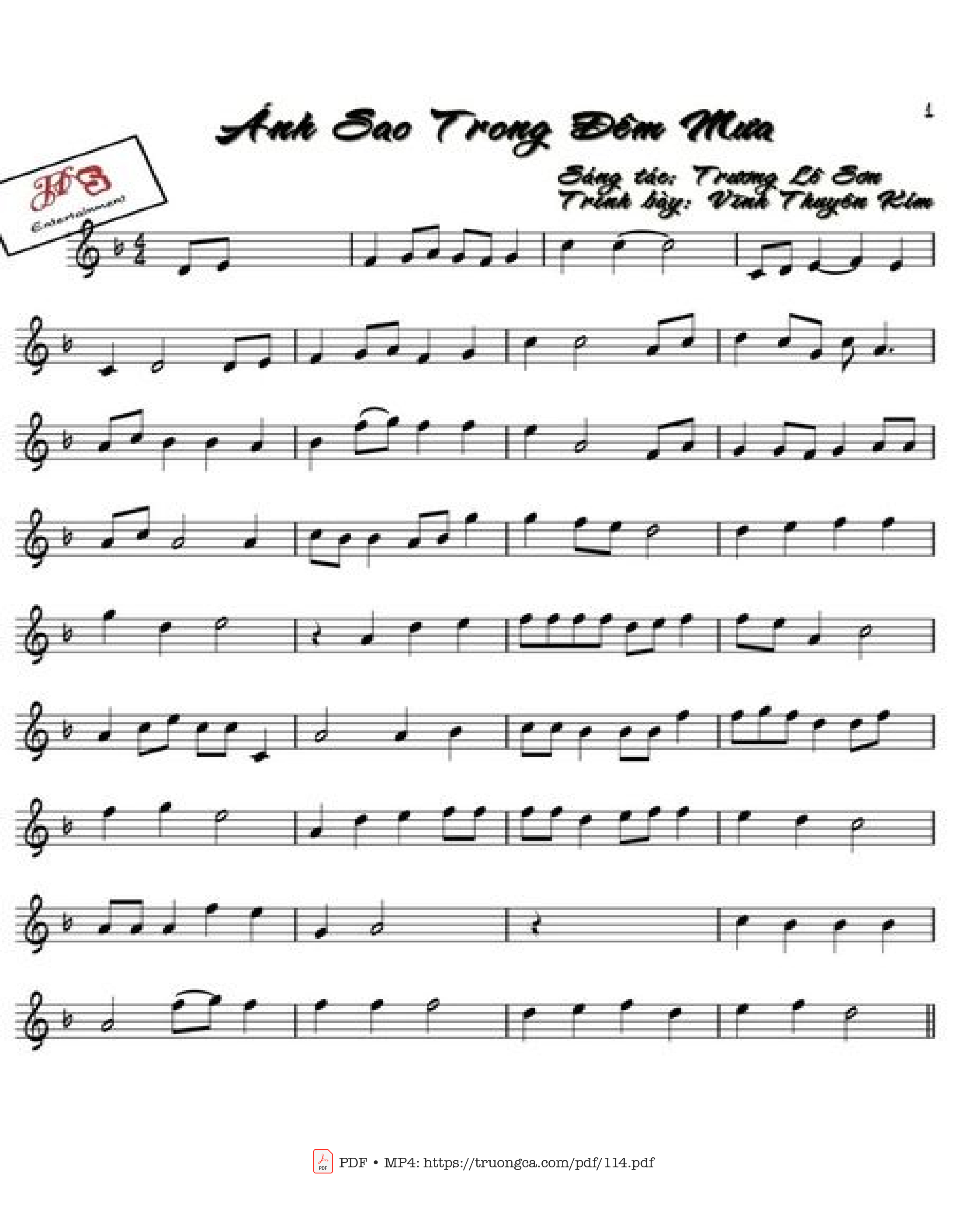 Ánh sao trong đêm mưa