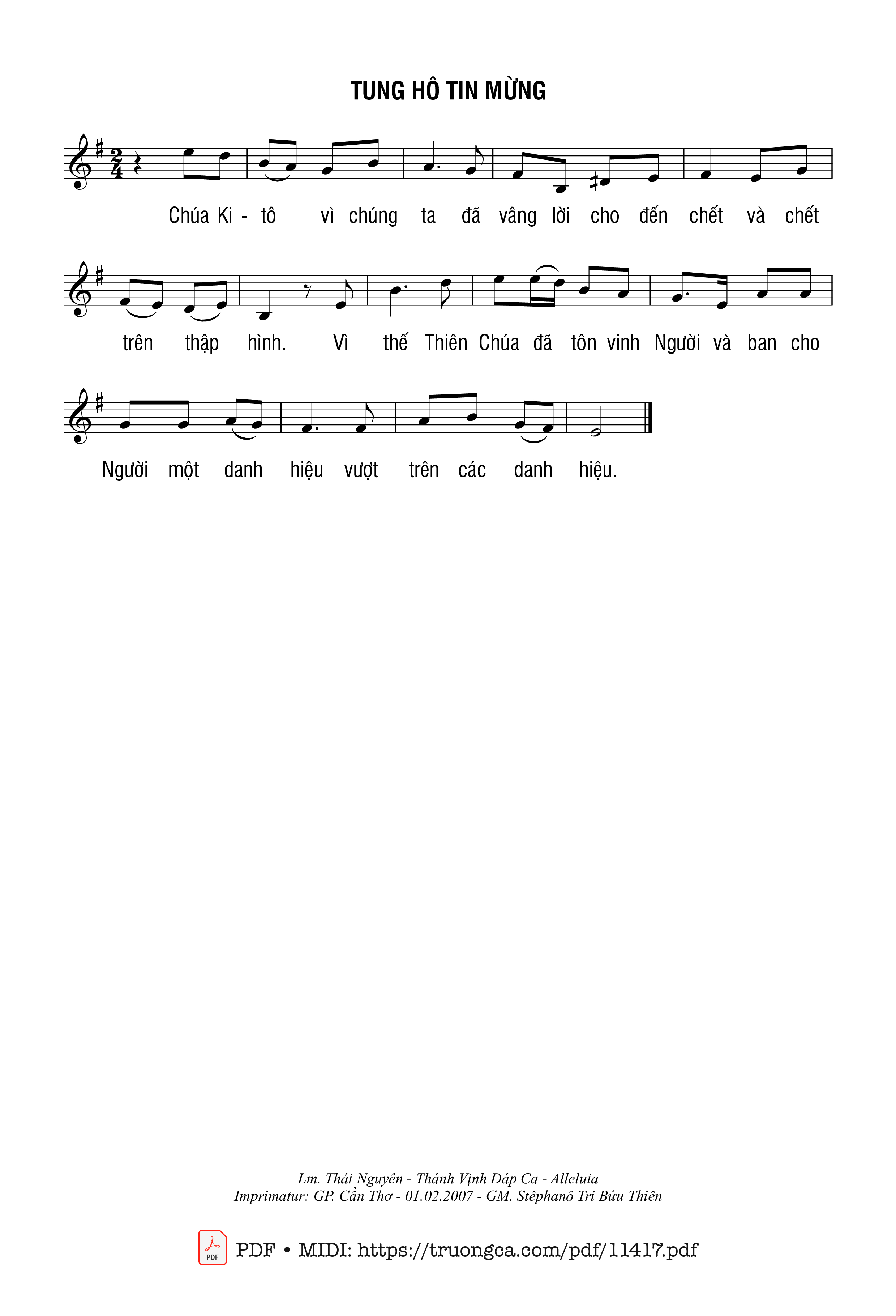 Page 2 of Sheet music PDF Thánh Vịnh 30, Thứ Sáu Tuần Thánh - Thái Nguyên