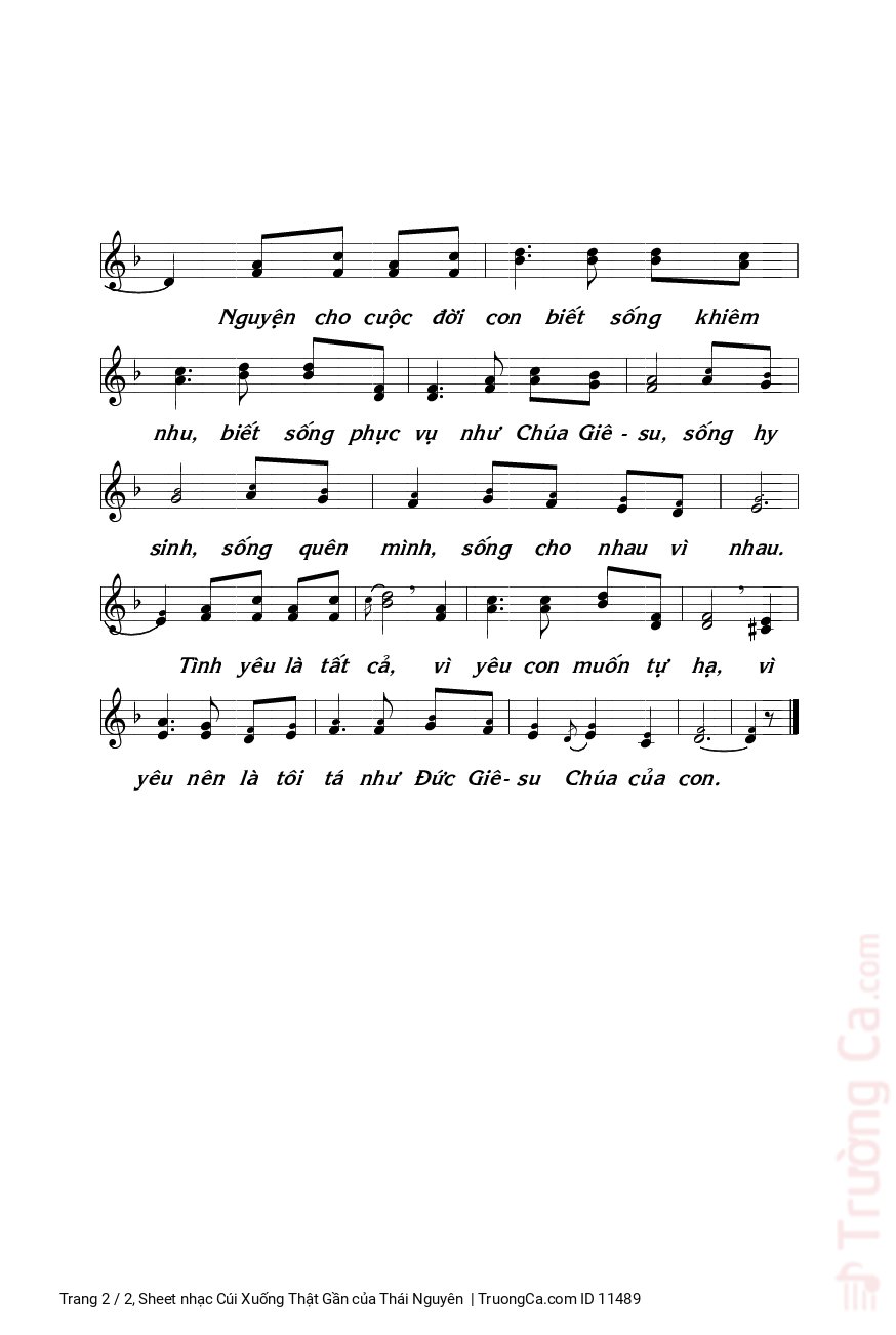 Cúi xuống thật gần cúi xuống thật gần, Trang 2