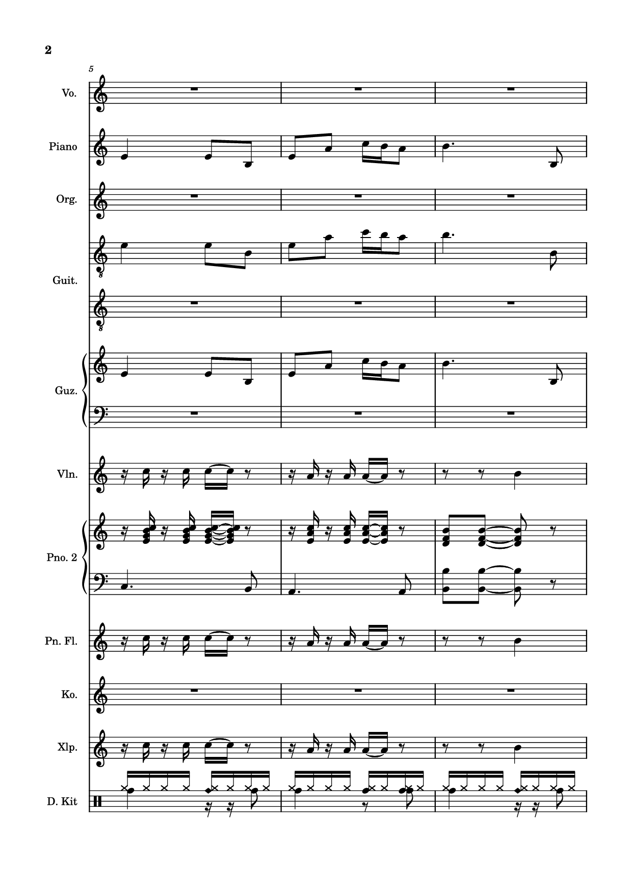 Page 2 of Sheet music PDF Piano Guitar Tab Hiến Lễ Tình Yêu (hợp xướng) - Thế Thông