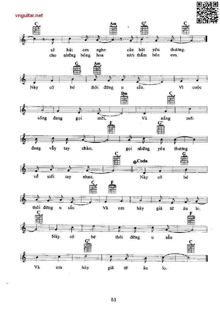 Này cô bé sao ngồi lặng lẽ Có hay chăng đêm đã qua rồi, Trang 2