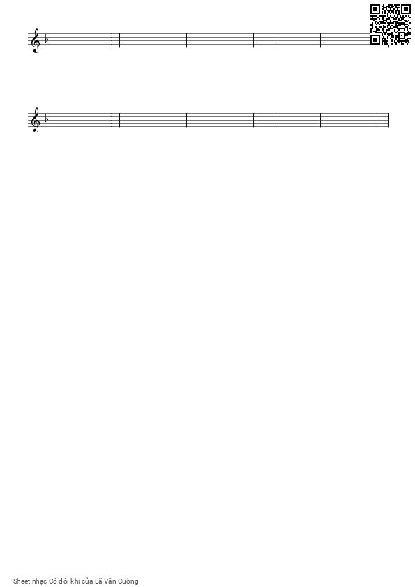 Page 3 of Sheet music PDF Có đôi khi - Lã Văn Cường
