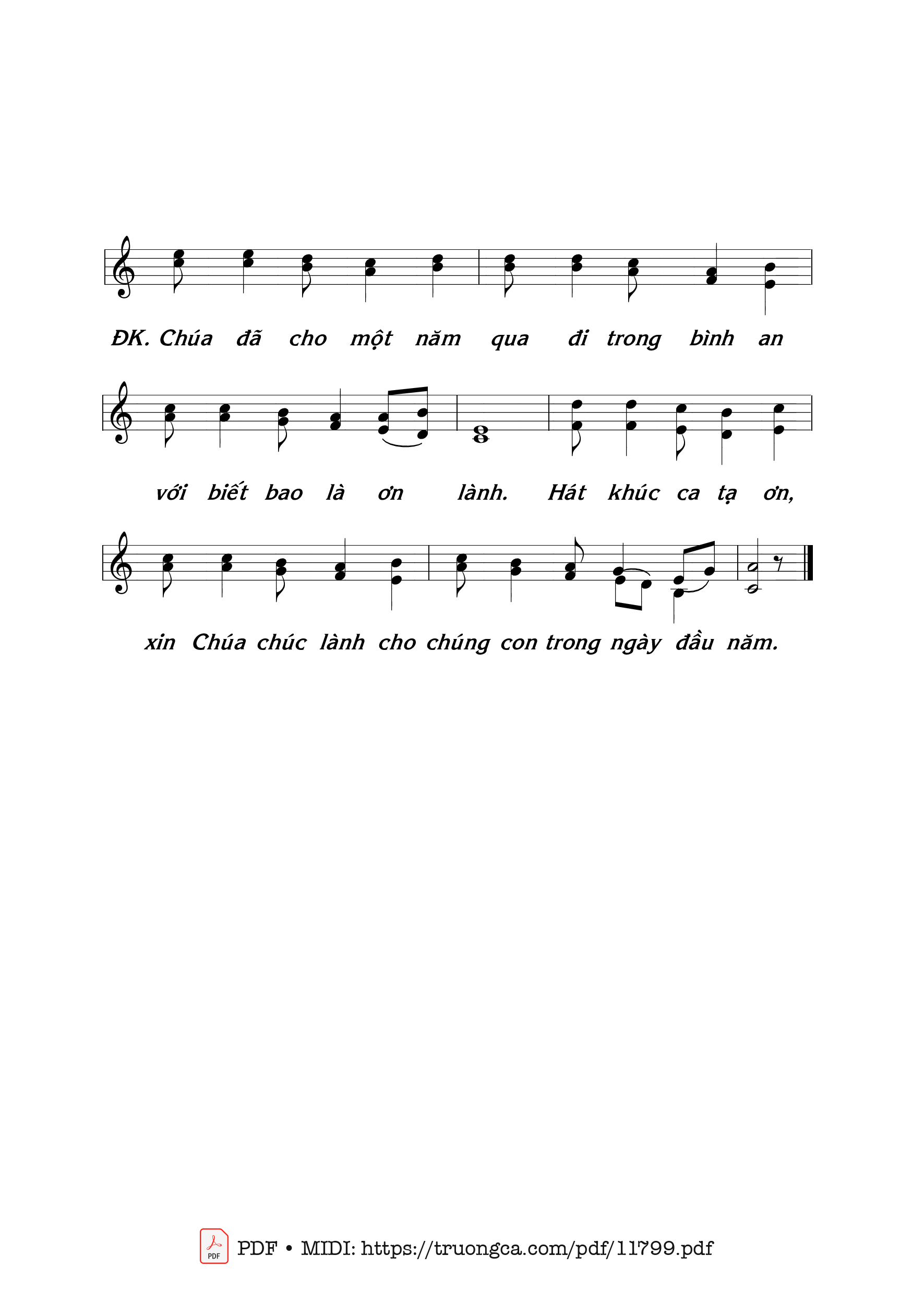 Page 2 of Sheet music PDF Mùa Xuân đã đến - Thái Nguyên