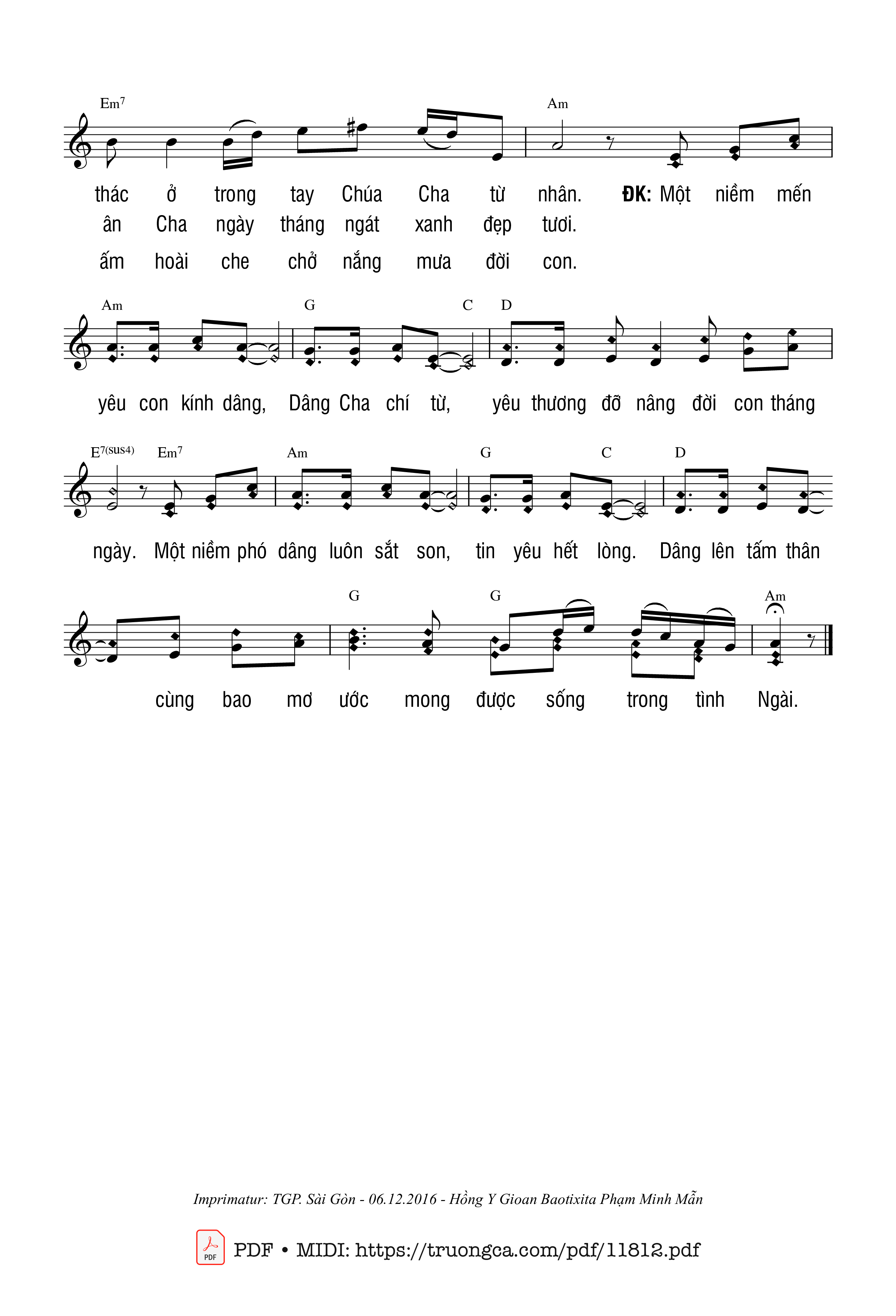 Page 2 of Sheet music PDF Một Năm đã Qua - Giang Tâm