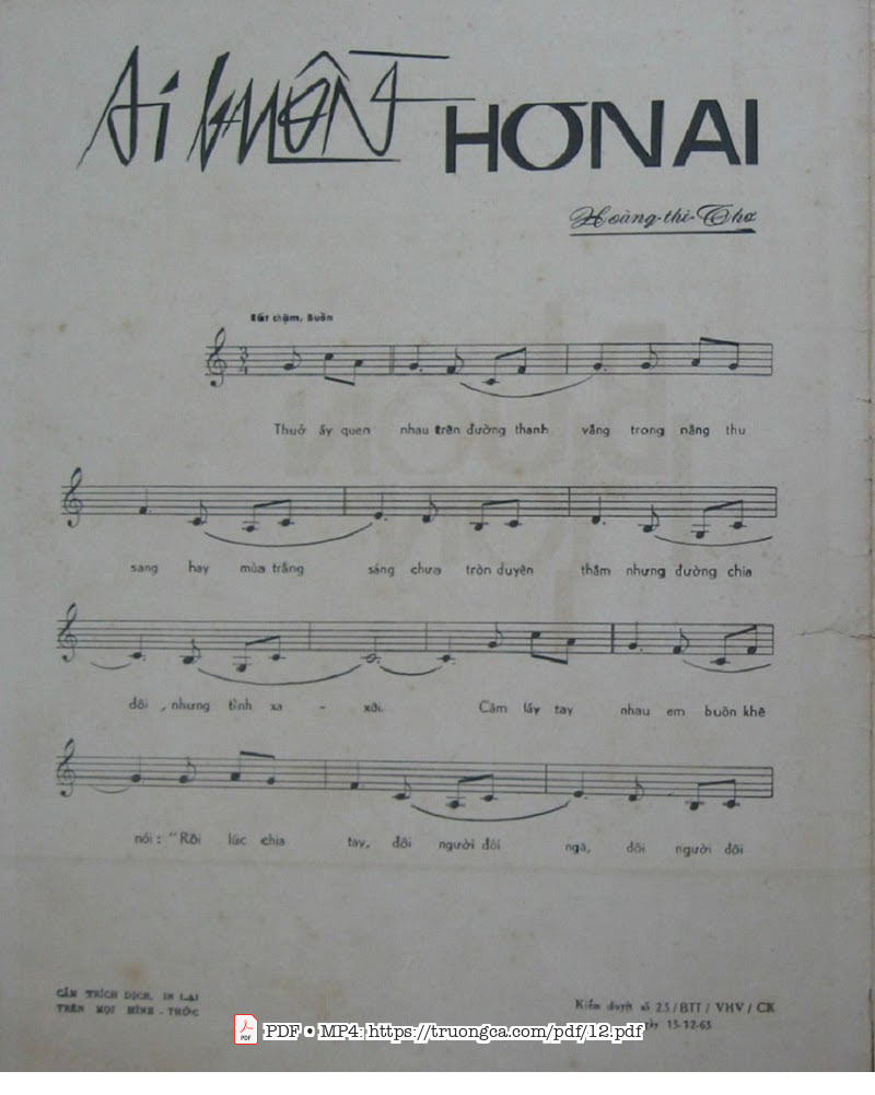 Page 6 of Sheet music PDF Ai buồn hơn ai - Hoàng Thi Thơ