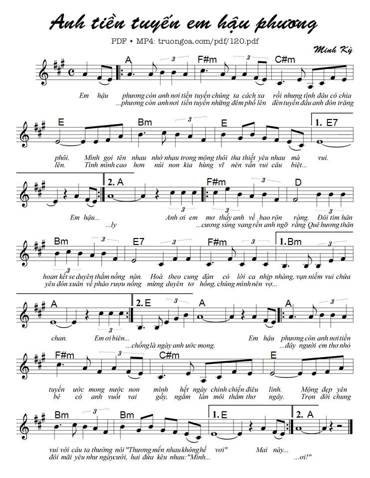 Anh tiền tuyến em hậu phương