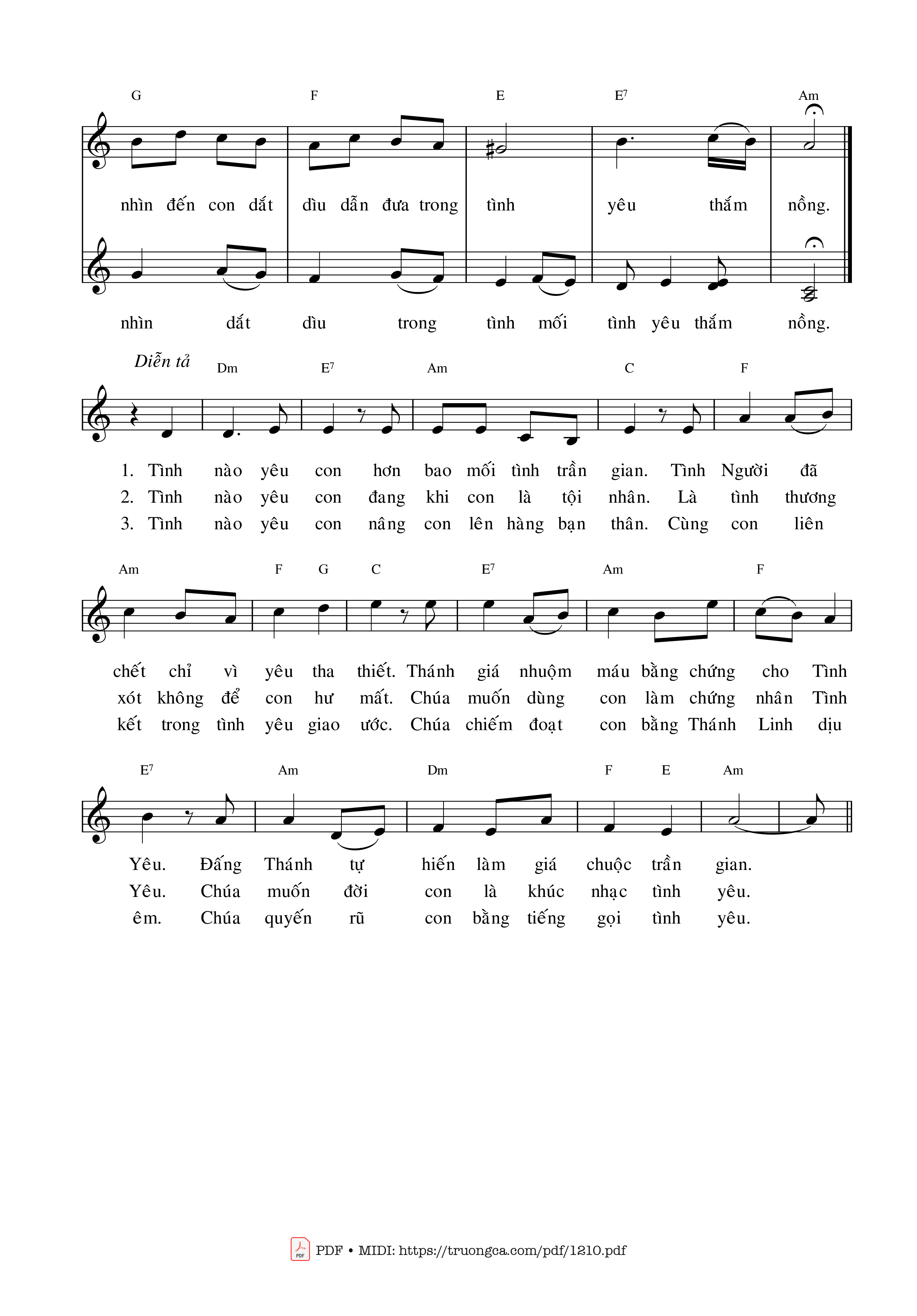 Page 2 of Sheet music PDF Có một tình yêu - Ân Đức