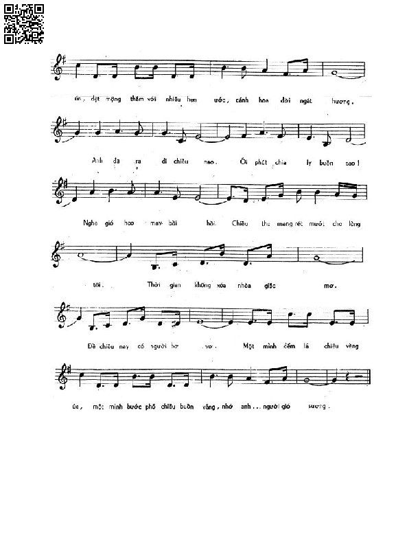 Page 2 of Sheet music PDF Có những chiều thu - Phạm Mạnh Cương