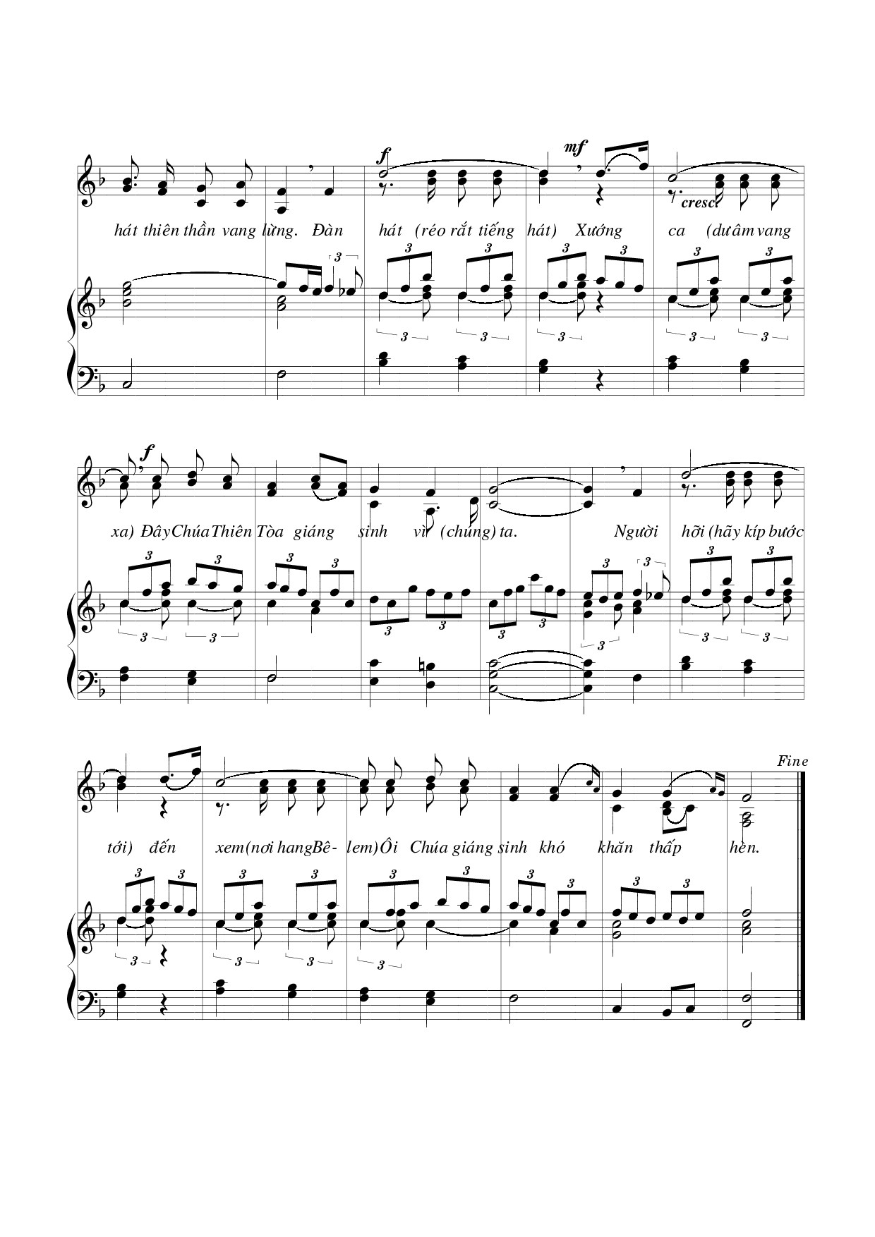 Page 2 of Sheet music PDF Hang Bêlem - Hải Linh