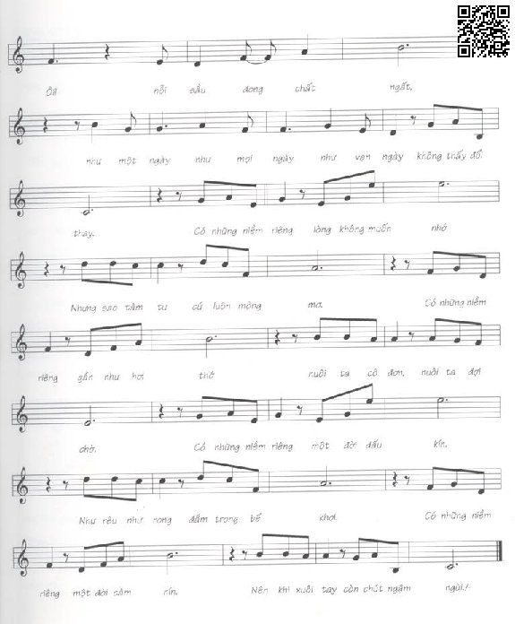 Page 2 of Sheet music PDF Có những niềm riêng - Lê Tín Hương