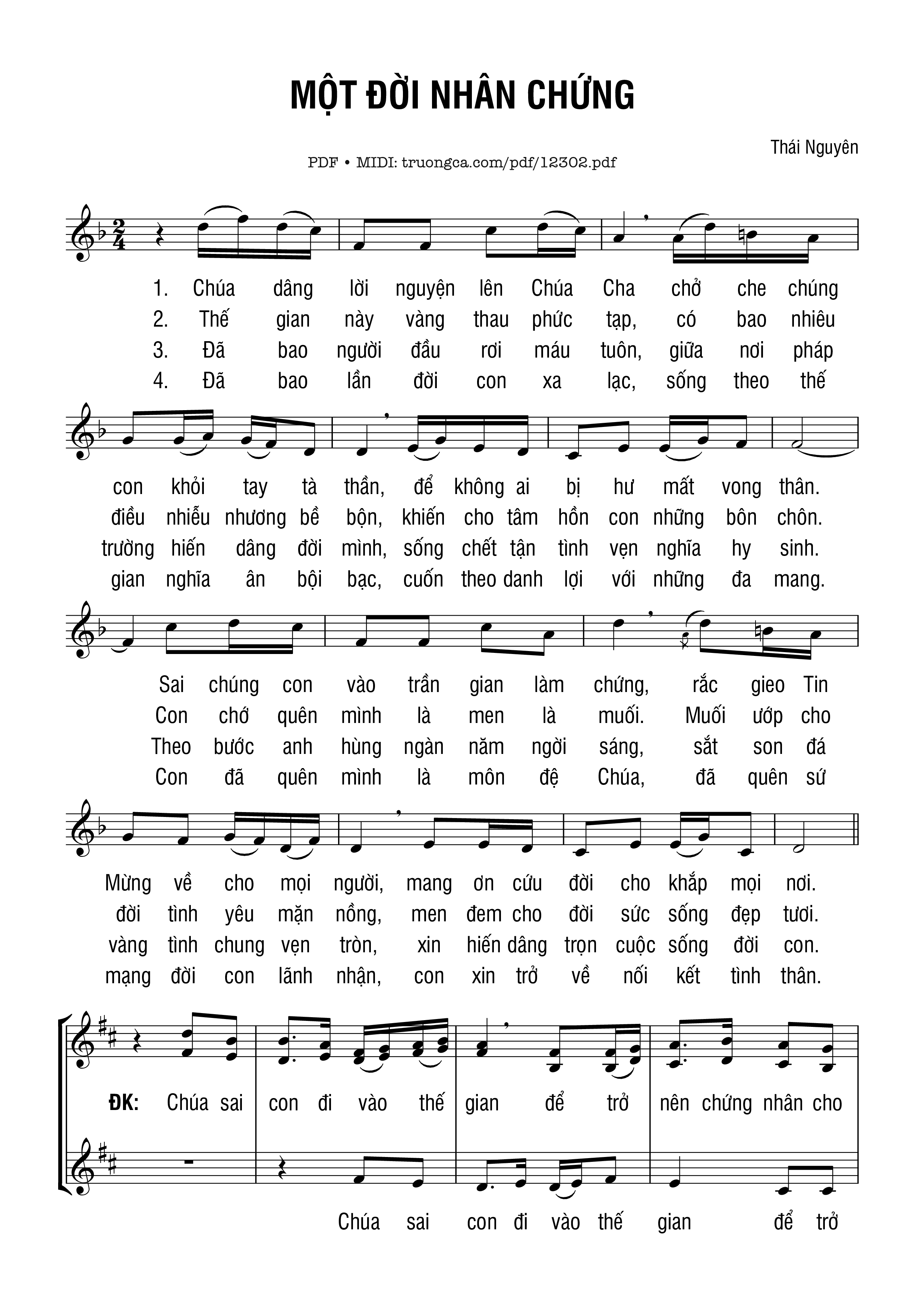 Một đời Nhân Chứng