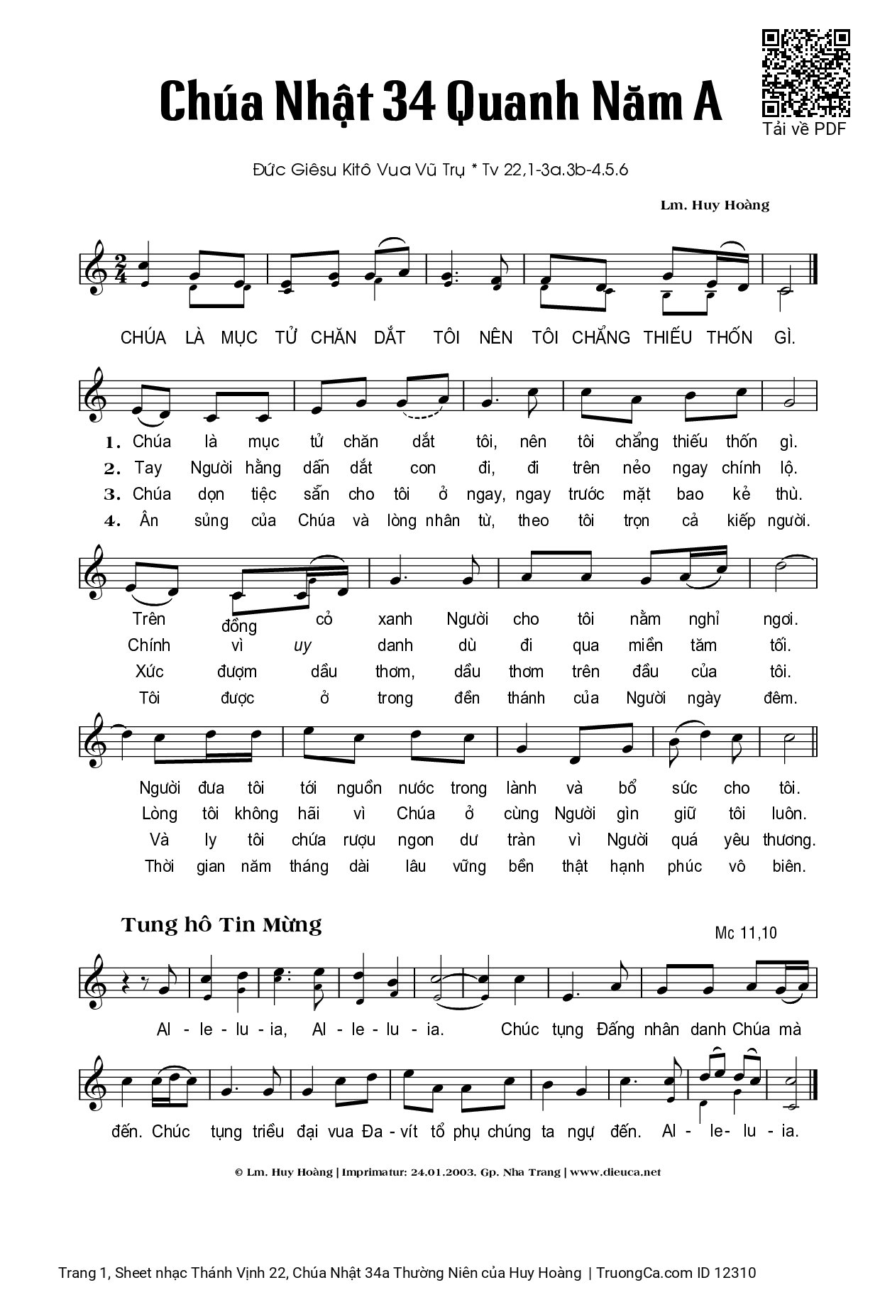 Chúa là Mục tử chăn dắt tôi nên tôi chẳng thiếu thốn gì, Trang 5