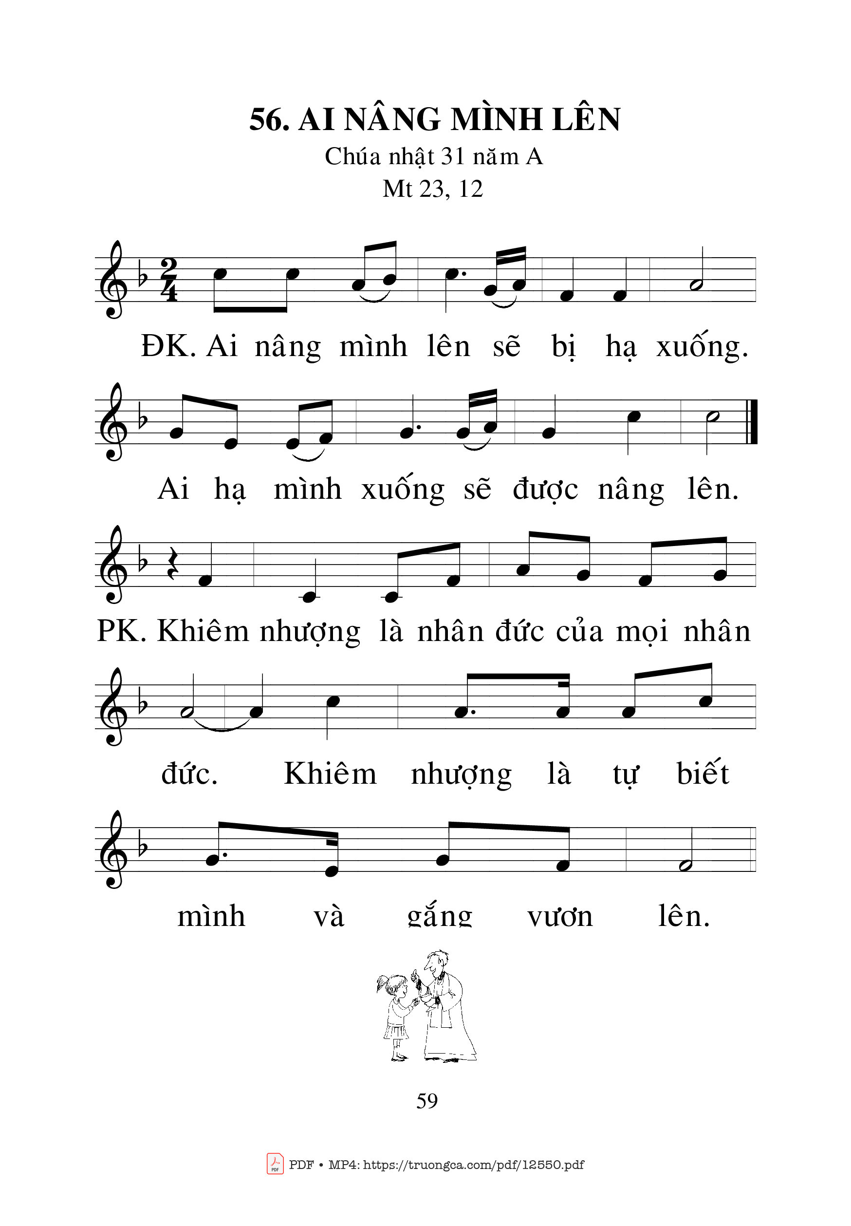 Page 1 of Sheet music PDF Ai Nâng Mình Lên - Mi Trầm
