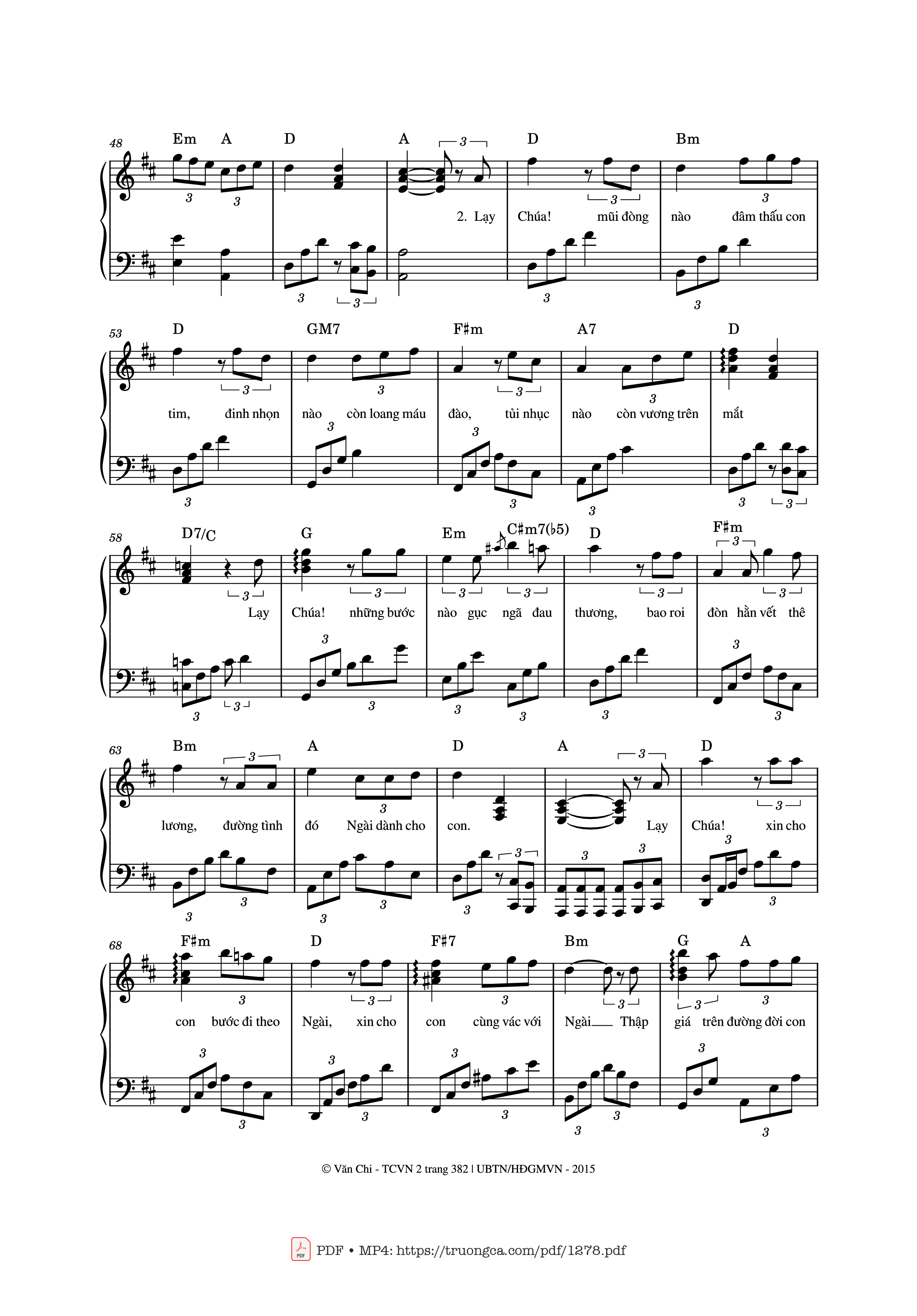 Lạy Chúa, con đường nào Chúa đã đi qua, Trang 3