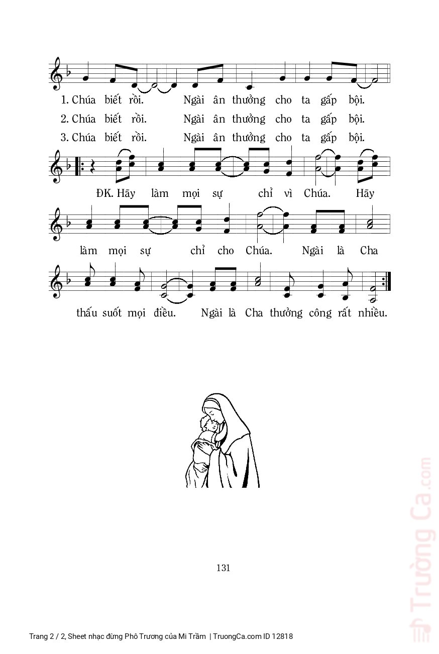 Page 2 of Sheet music PDF đừng Phô Trương - Mi Trầm