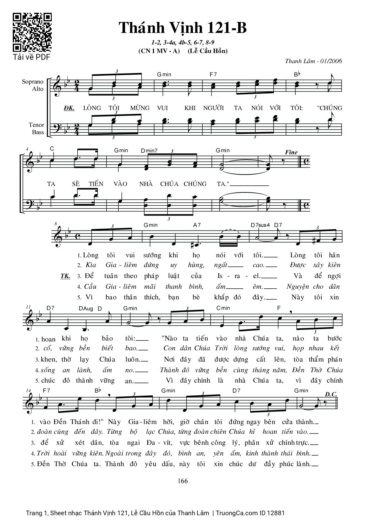 Lòng tôi mừng vui khi người ta nói với tôi, Trang 3