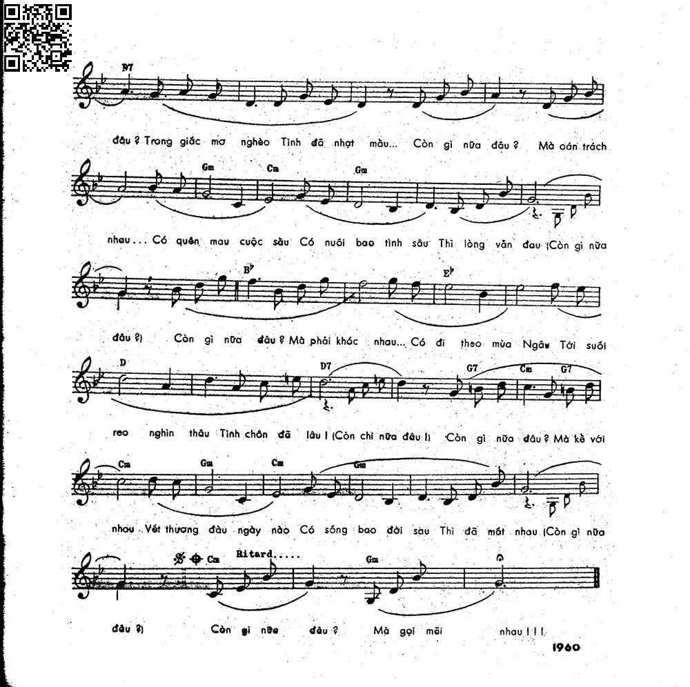 Page 6 of Sheet music PDF Còn gì nữa đâu - Phạm Duy