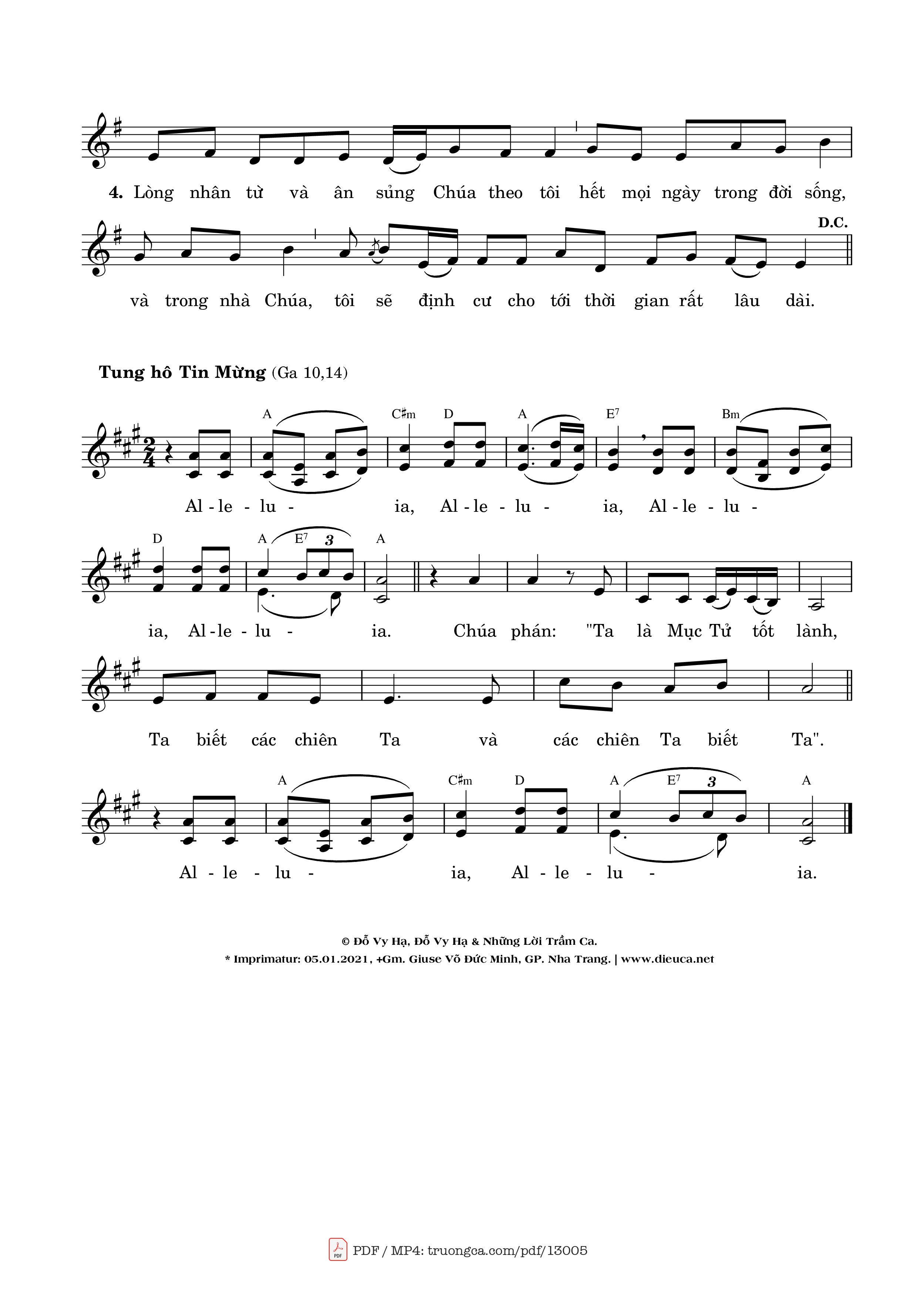 Page 2 of Sheet music PDF Thánh Vịnh 22, Chúa Nhật 16b Thường Niên - Đỗ Vy Hạ