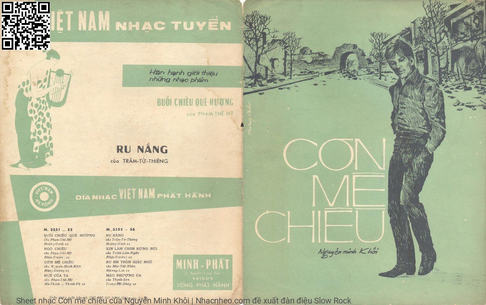 Page 1 of Sheet music PDF Cơn mê chiều - Nguyễn Minh Khôi
