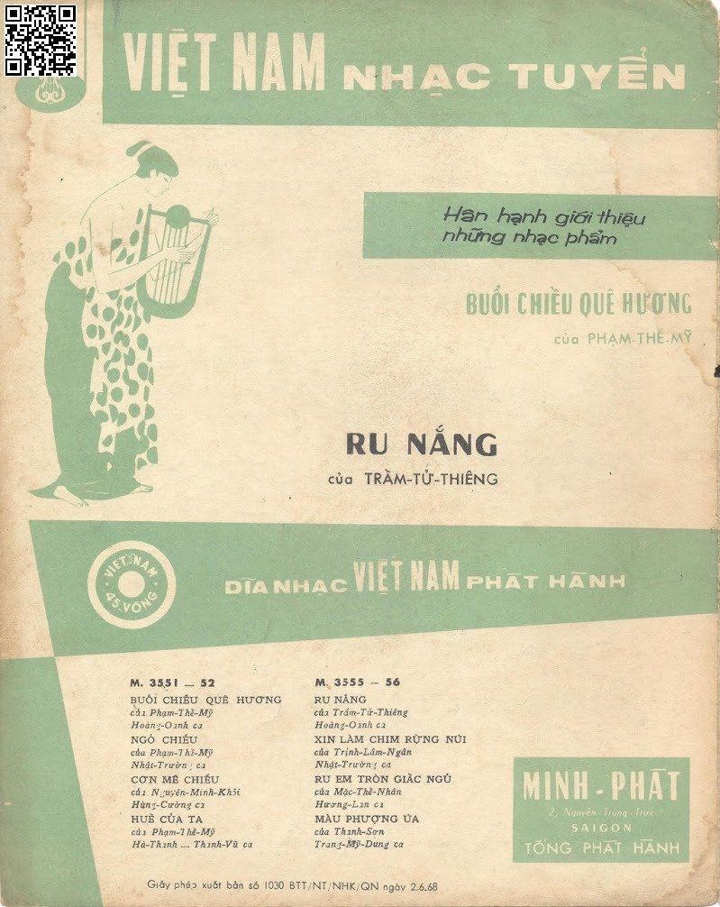 Page 6 of Sheet music PDF Cơn mê chiều - Nguyễn Minh Khôi